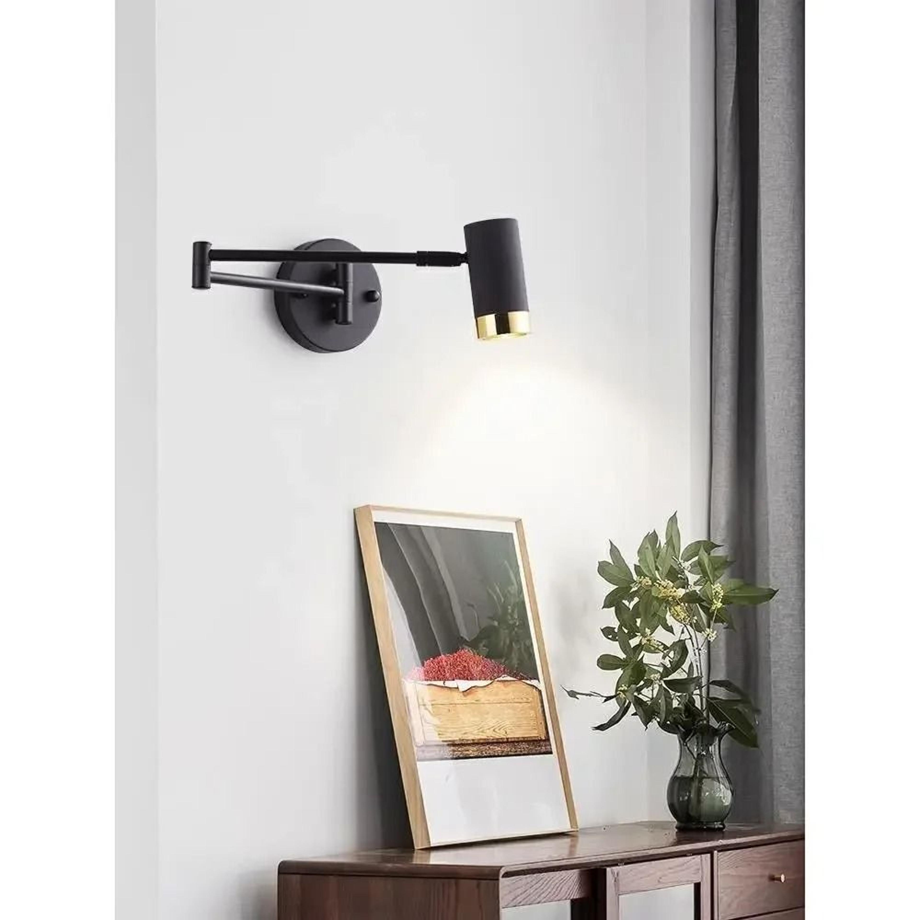 Modern Telescopic Swing Arm Wall Reading Lamp 8