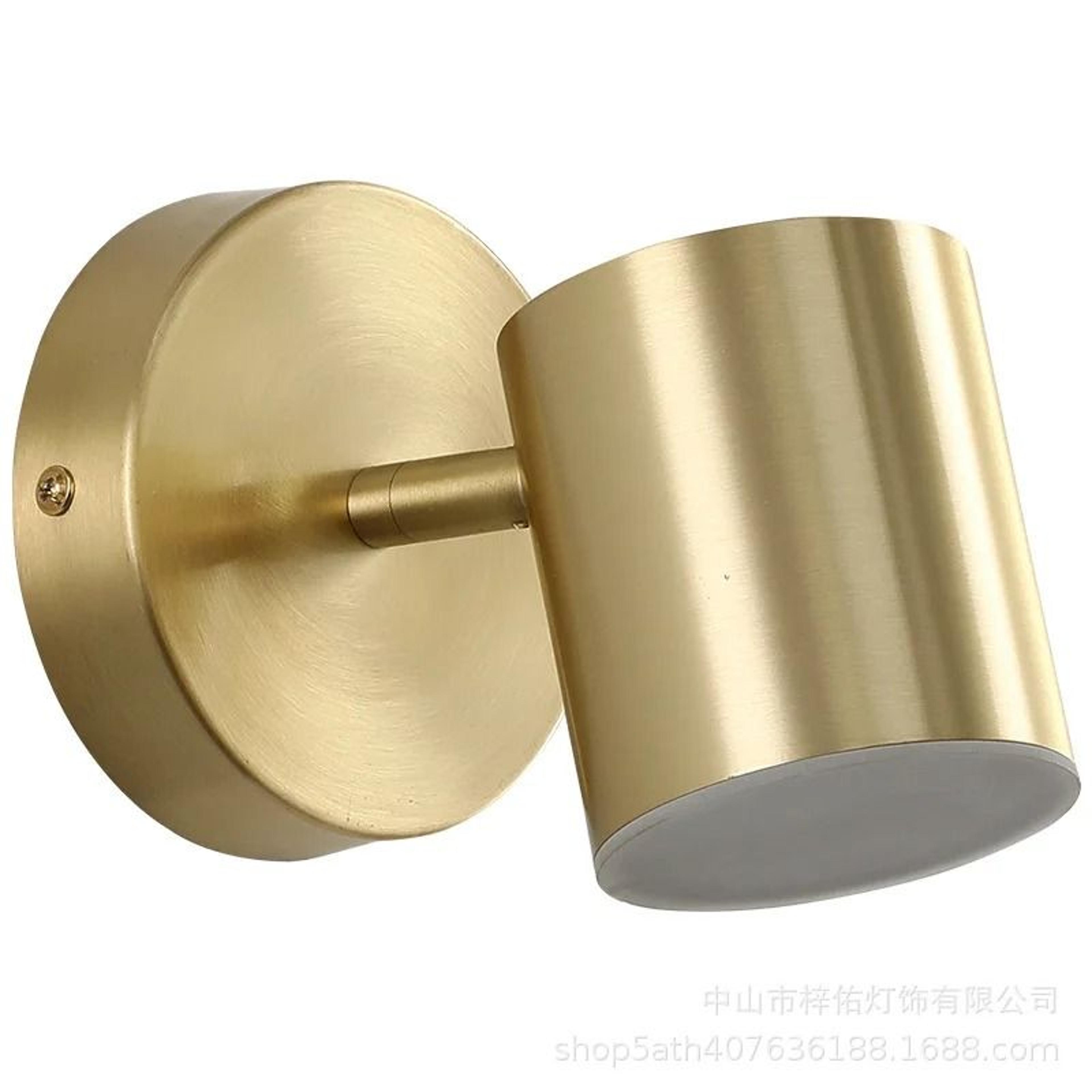 Nordic Rotating Gold Wall Lamp Modern Mirror Accent Light 7