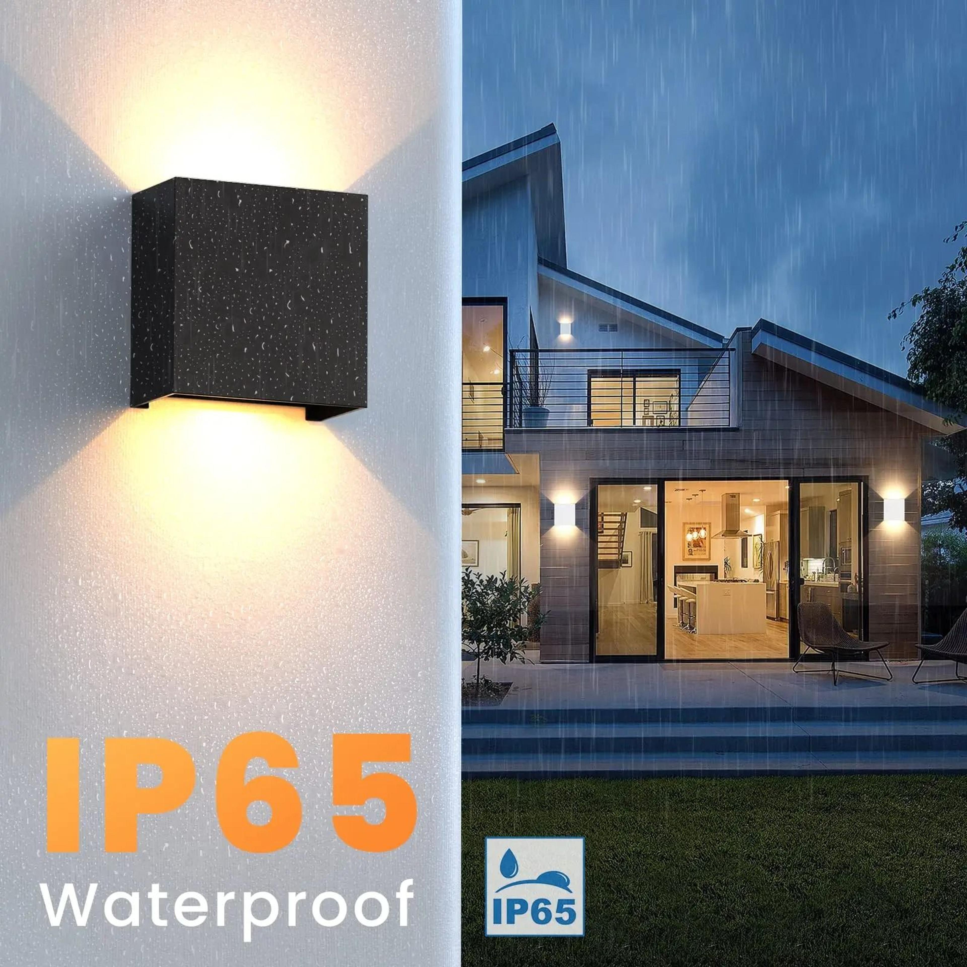 Modern 6W LED Up Down Wall Light IP65 Adjustable Sconce 1