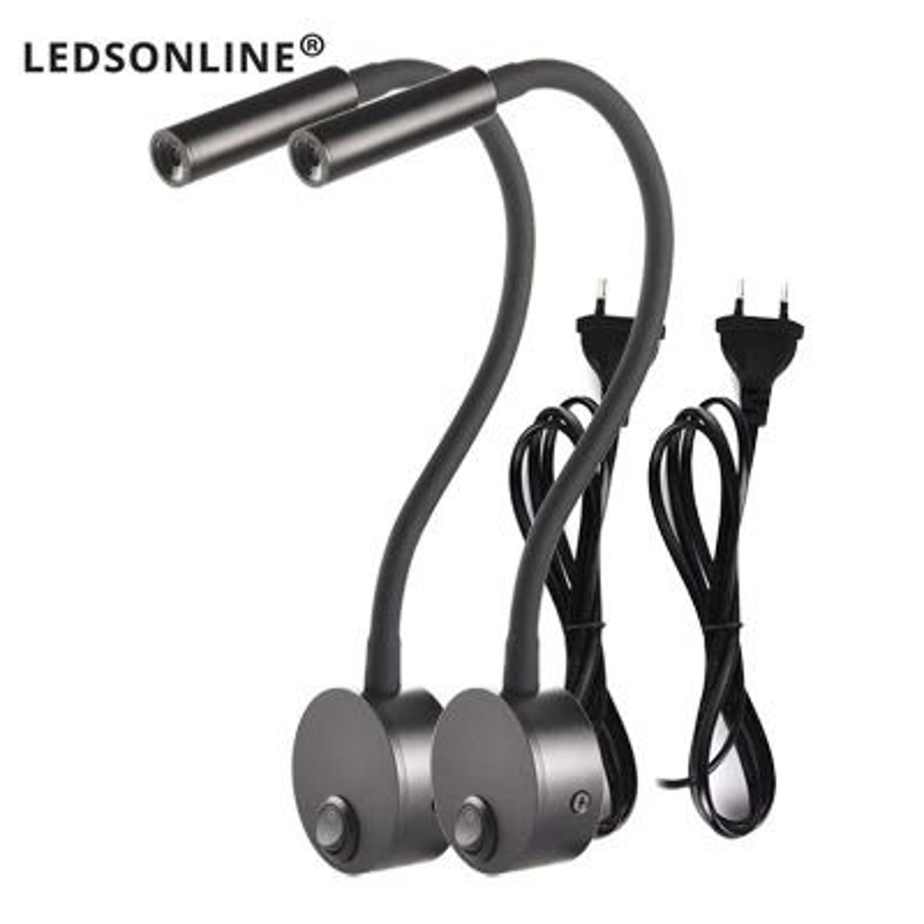 2 Piece Modern Wall Sconce Set Bedroom Bedside Lights 6