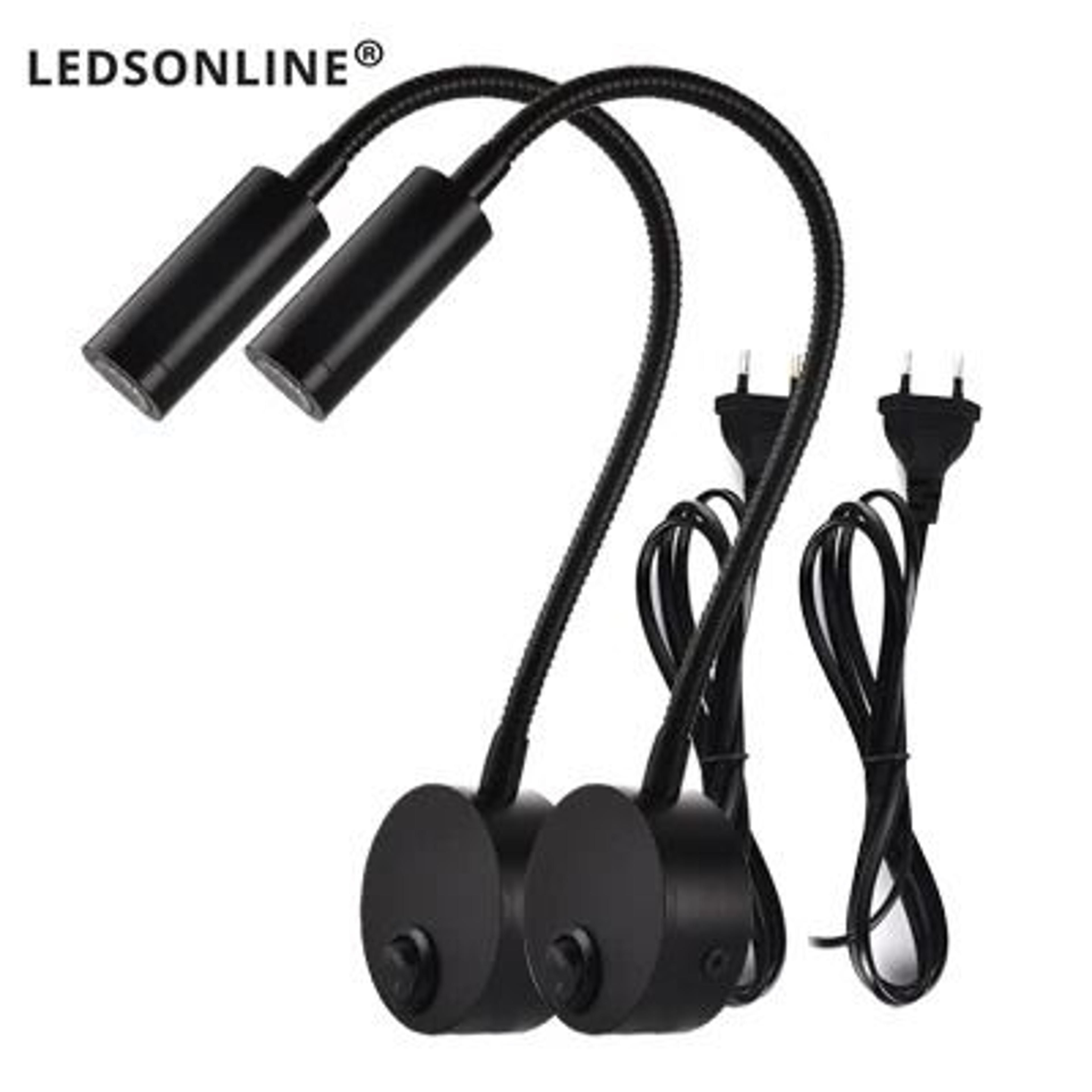 2 Piece Modern Wall Sconce Set Bedroom Bedside Lights 5