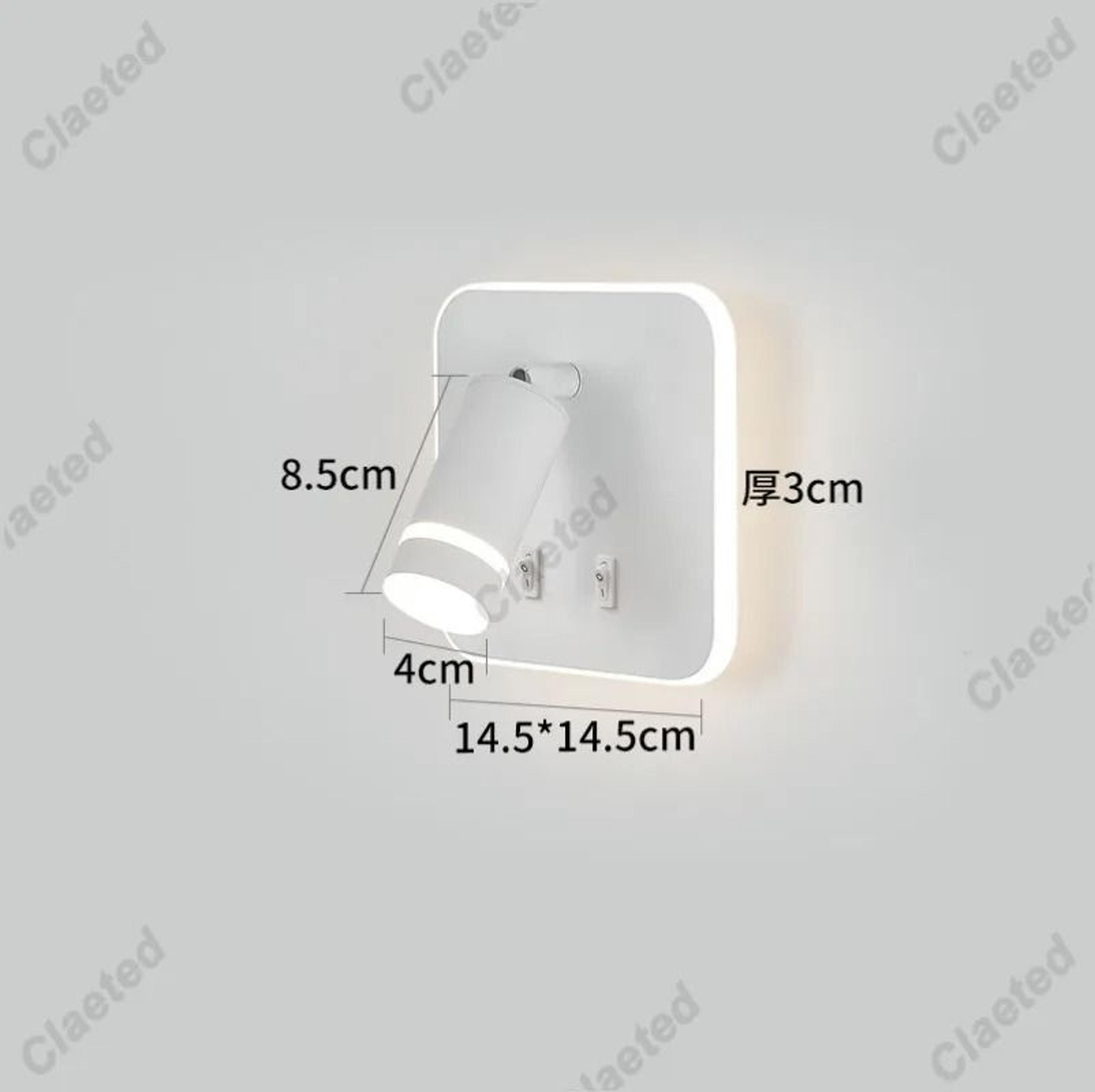 Adjustable LED Bedside Reading Light With USB Charging Port 3