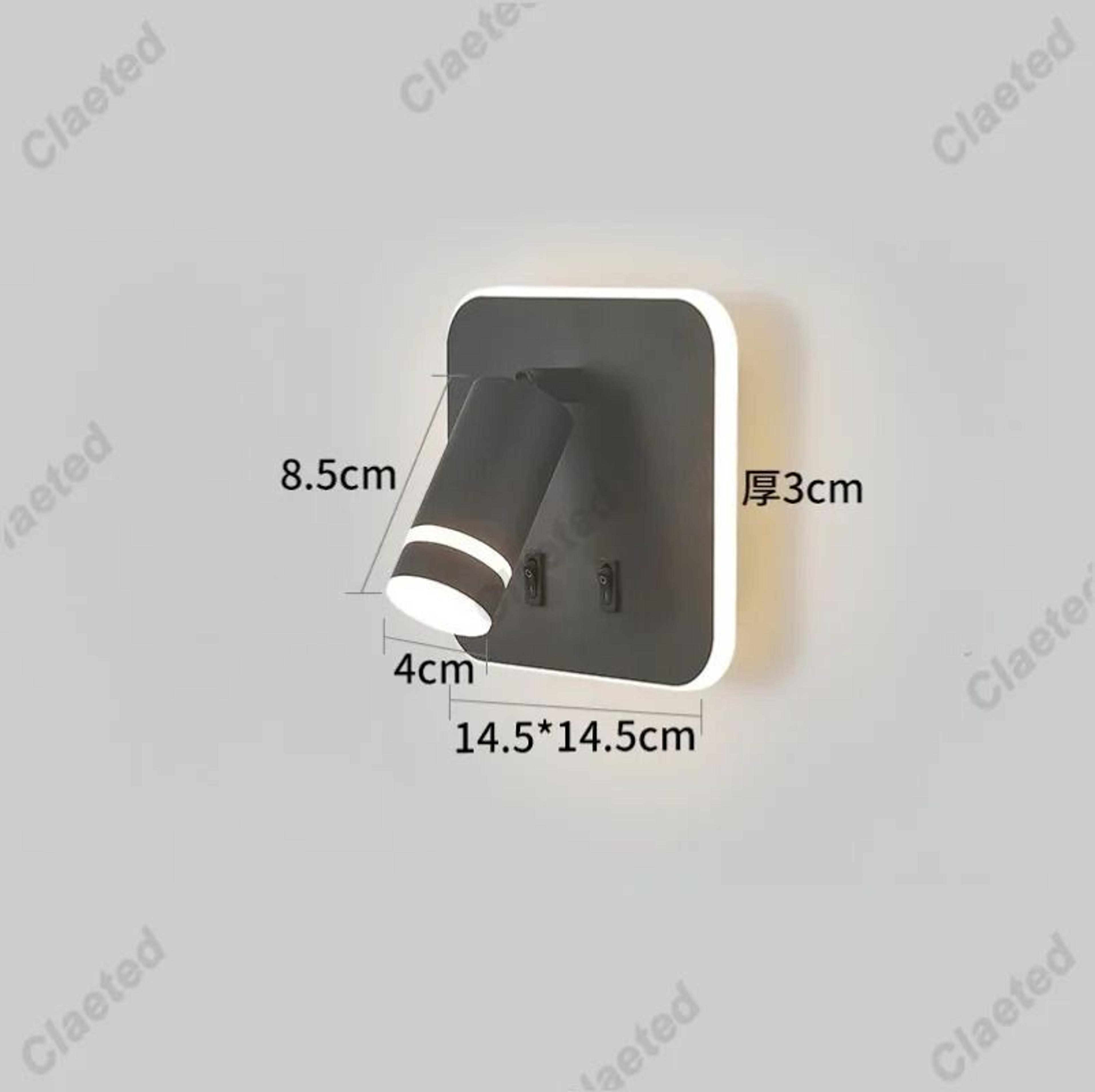 Adjustable LED Bedside Reading Light With USB Charging Port 4