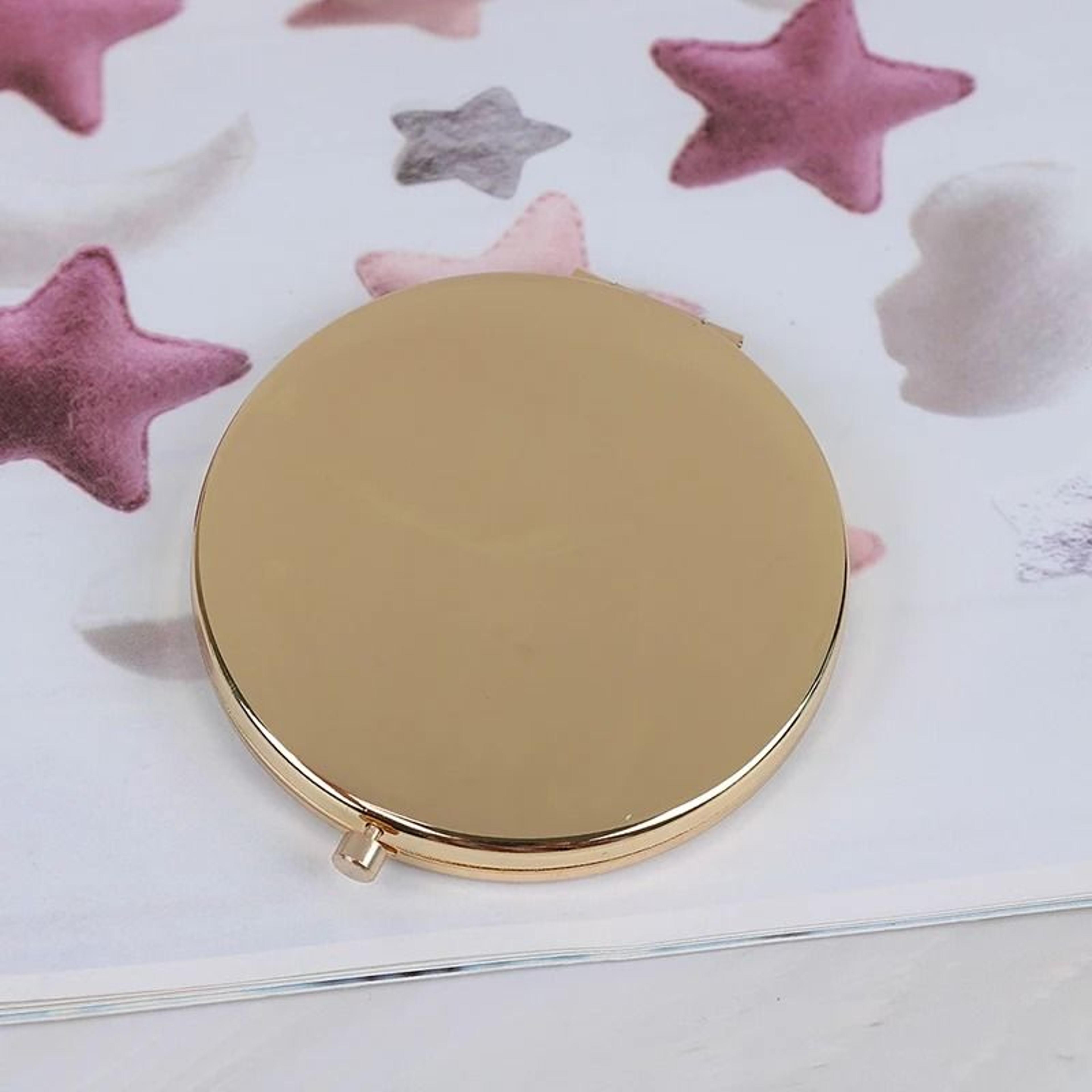 Portable Stainless Steel Pocket Mirror Folding Compact Makeup Travel Beauty Mirror 3