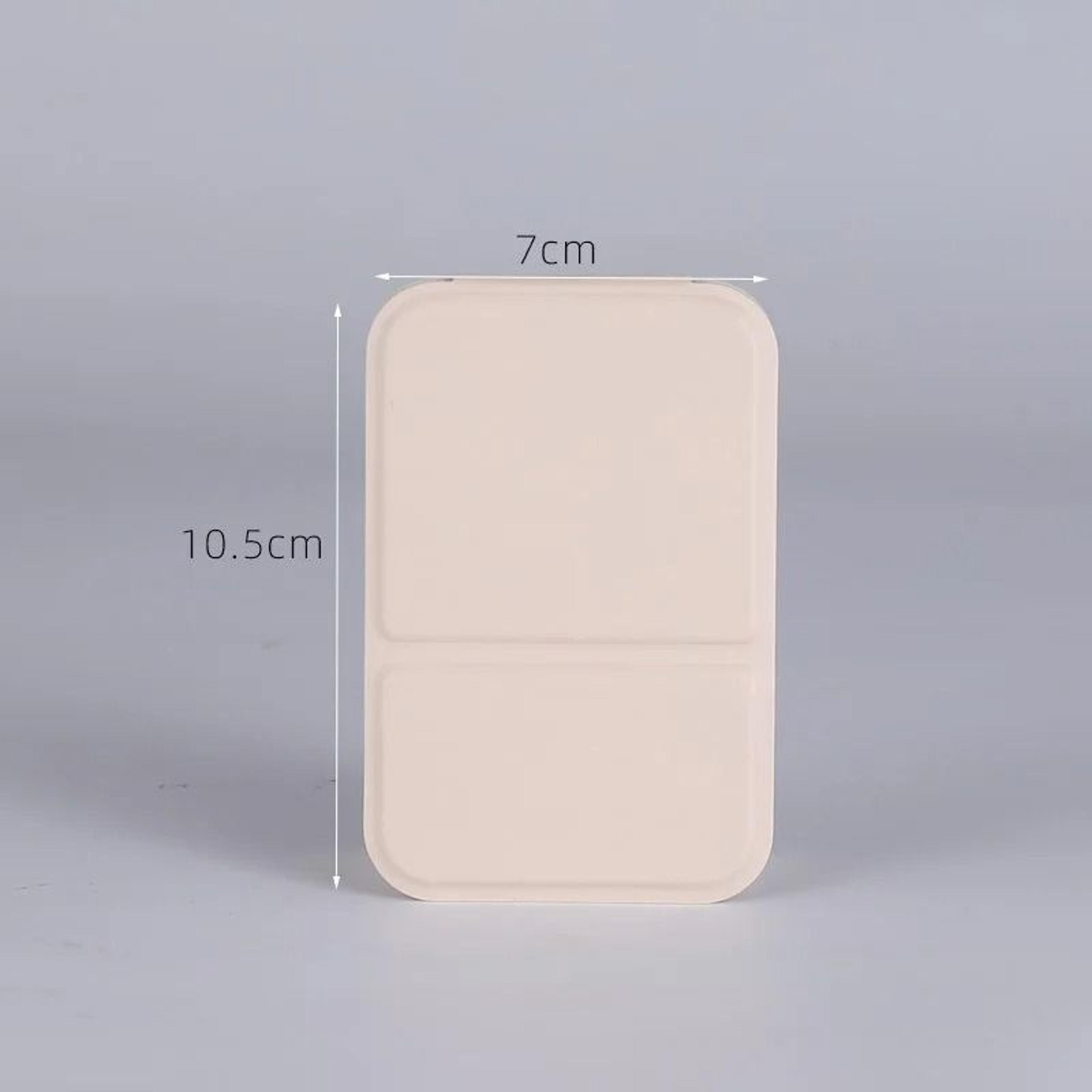 PU Leather Folding Makeup Mirror Portable Compact Travel Vanity Mirror 4