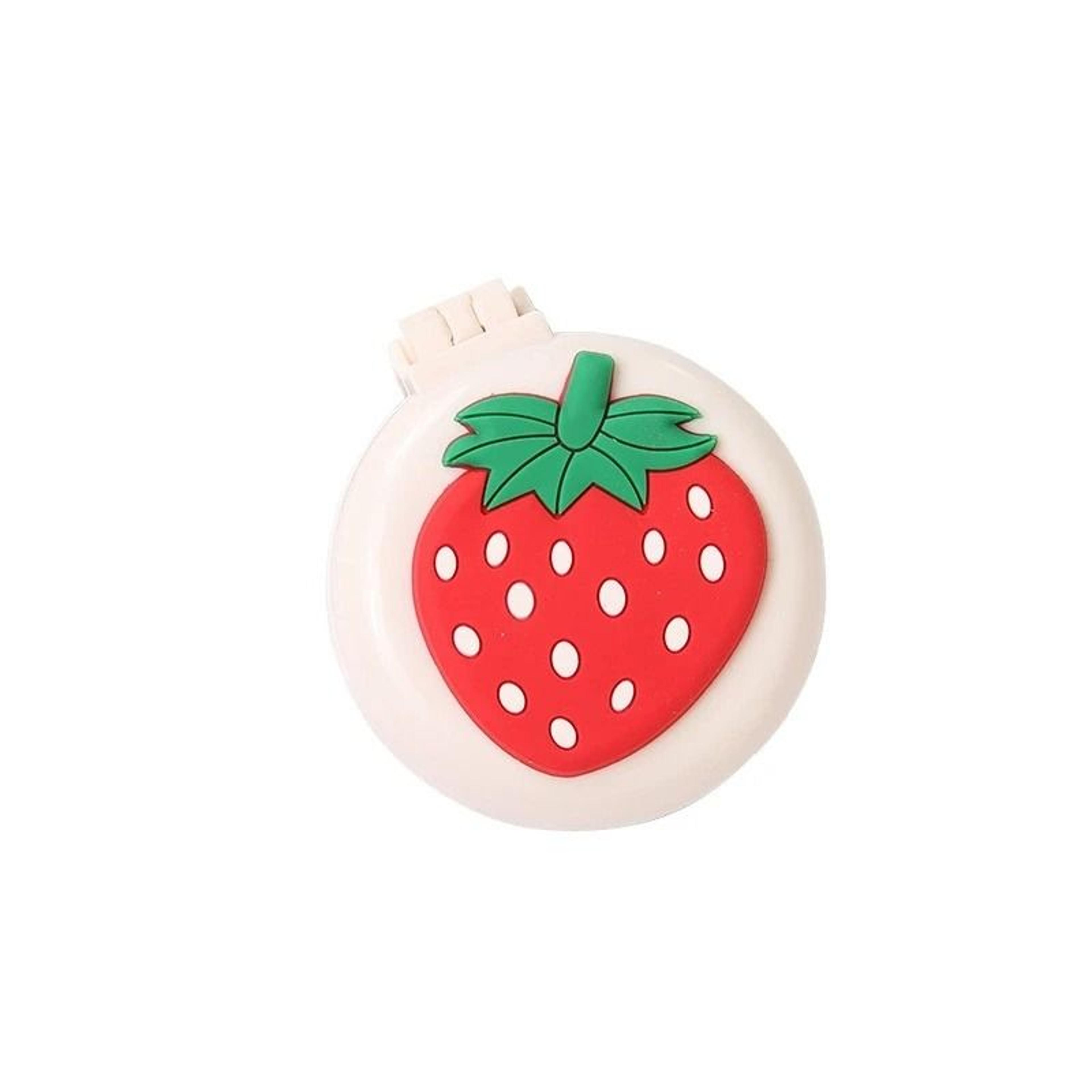 Heart Mirror Comb Set Portable Folding Air Cushion Travel Brush 1