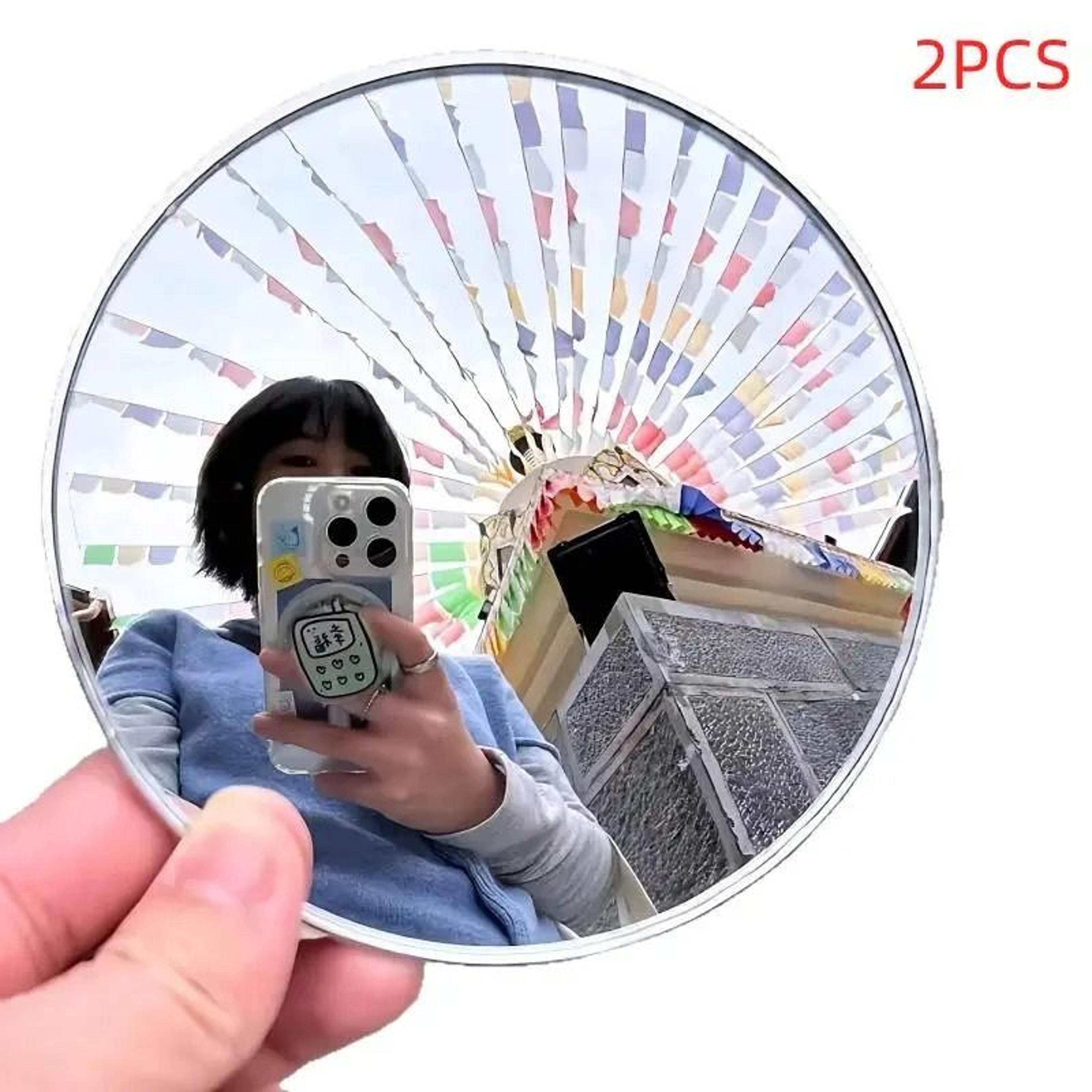 Portable Convex Selfie Mirror 5cm Handheld Photography Vlogging Travel Prop 2