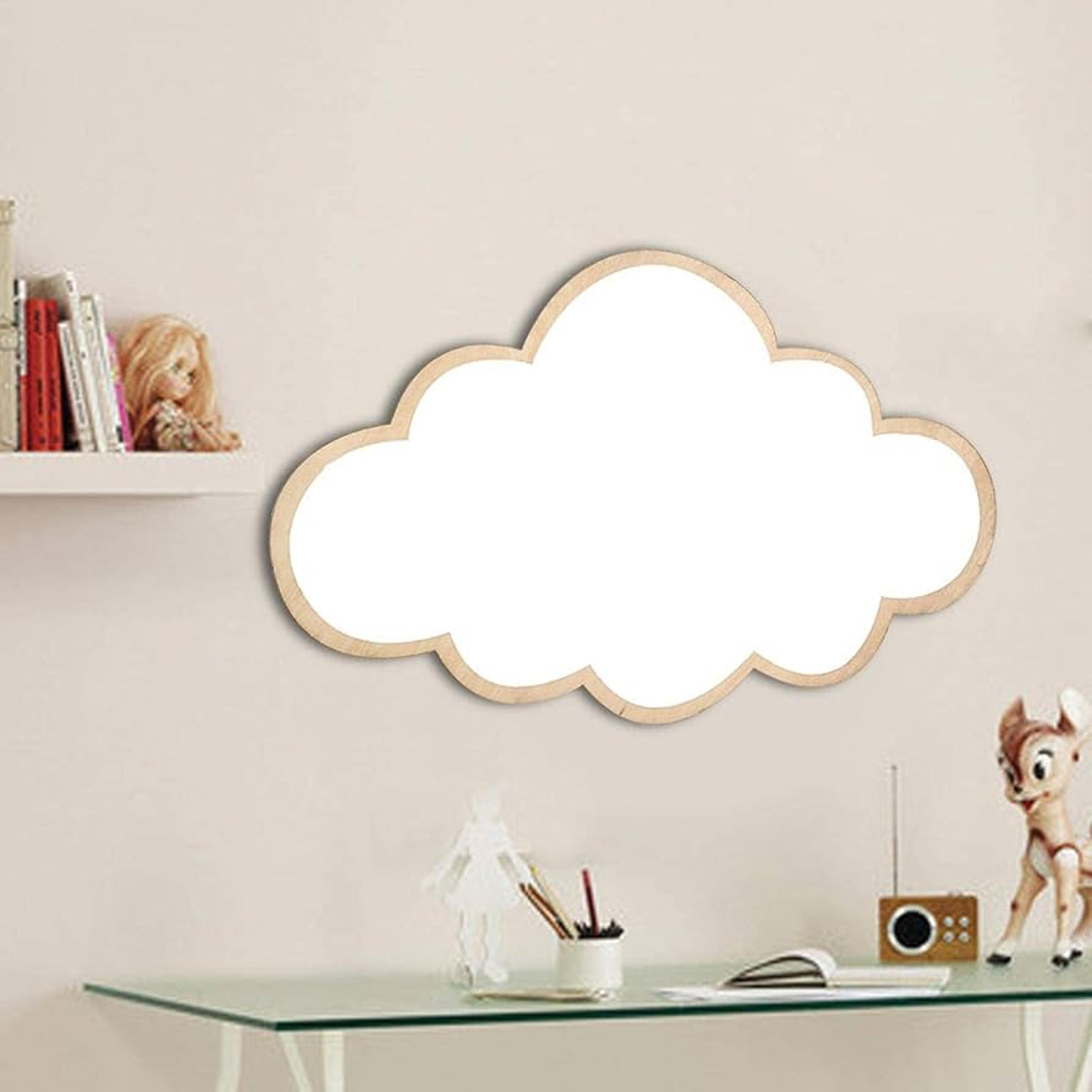 cloud shape wall mirror cute acrylic decorative bedroom makeup mirror