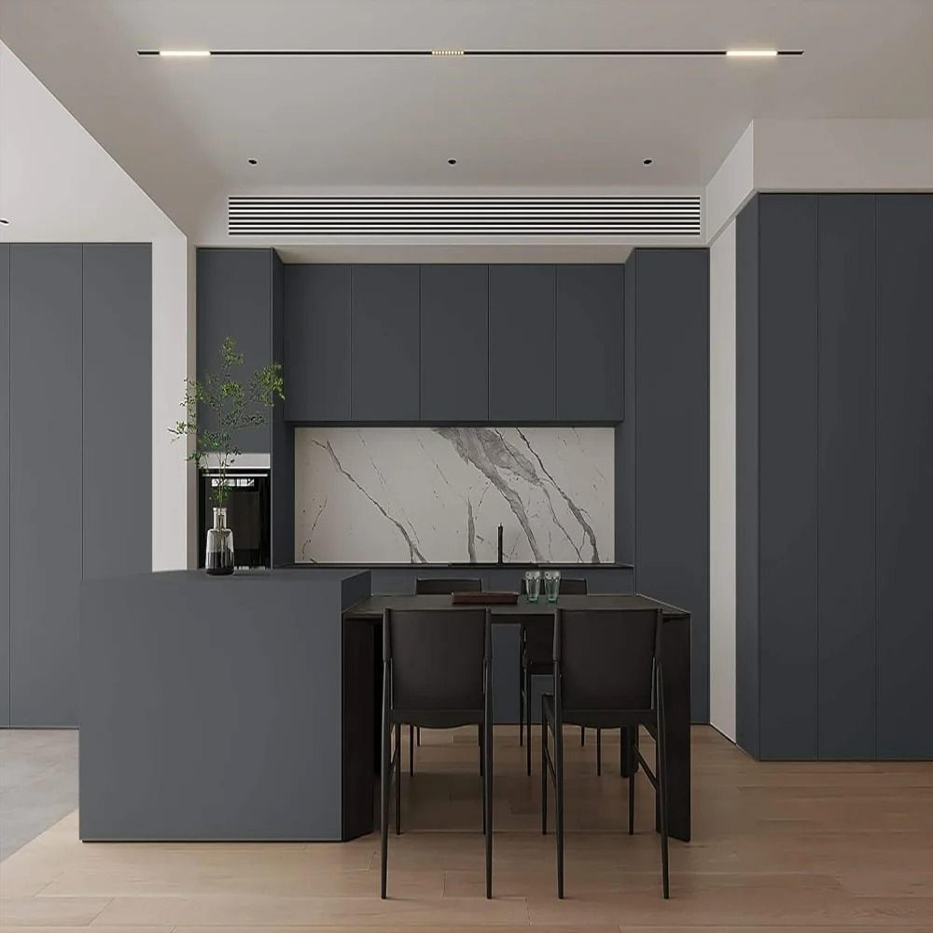 Dark Gray Peel And Stick Wallpaper Waterproof Removable Furniture Contact Paper 2