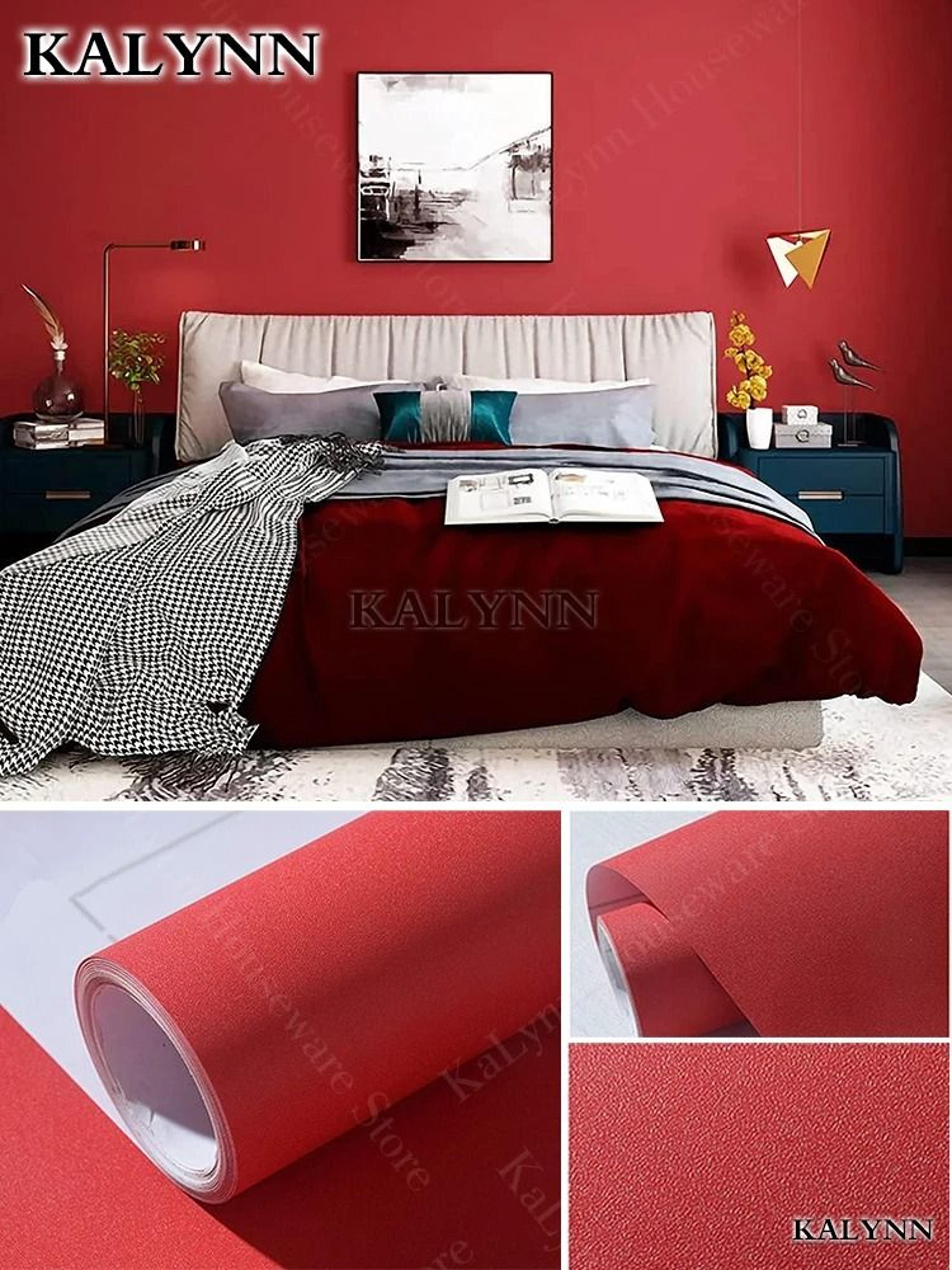 ColorEase Peel And Stick Wallpaper Solid Color Wallpaper Waterproof PVC Contact Paper 3