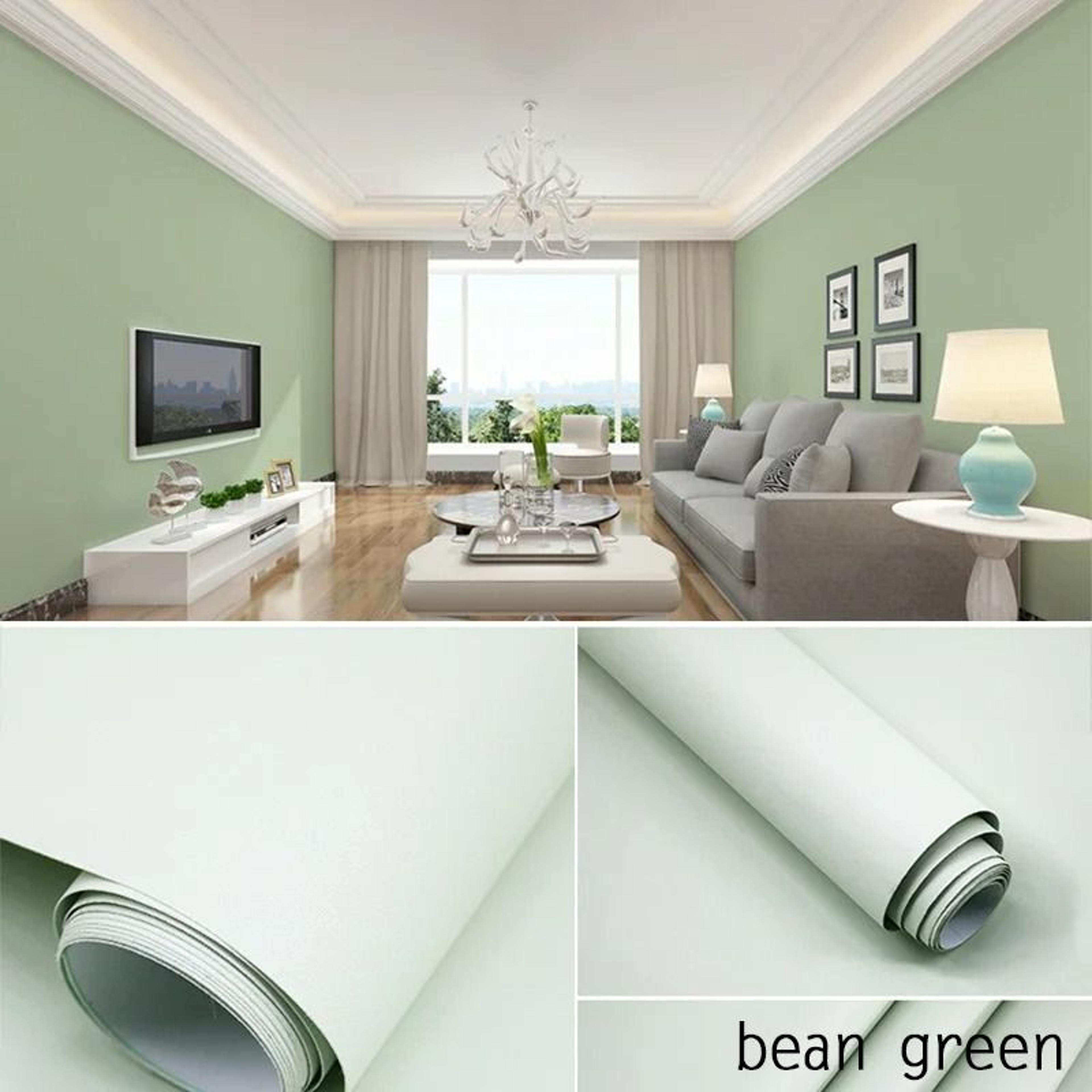 ColorEase Peel And Stick Wallpaper Solid Color Wallpaper Waterproof PVC Contact Paper 19