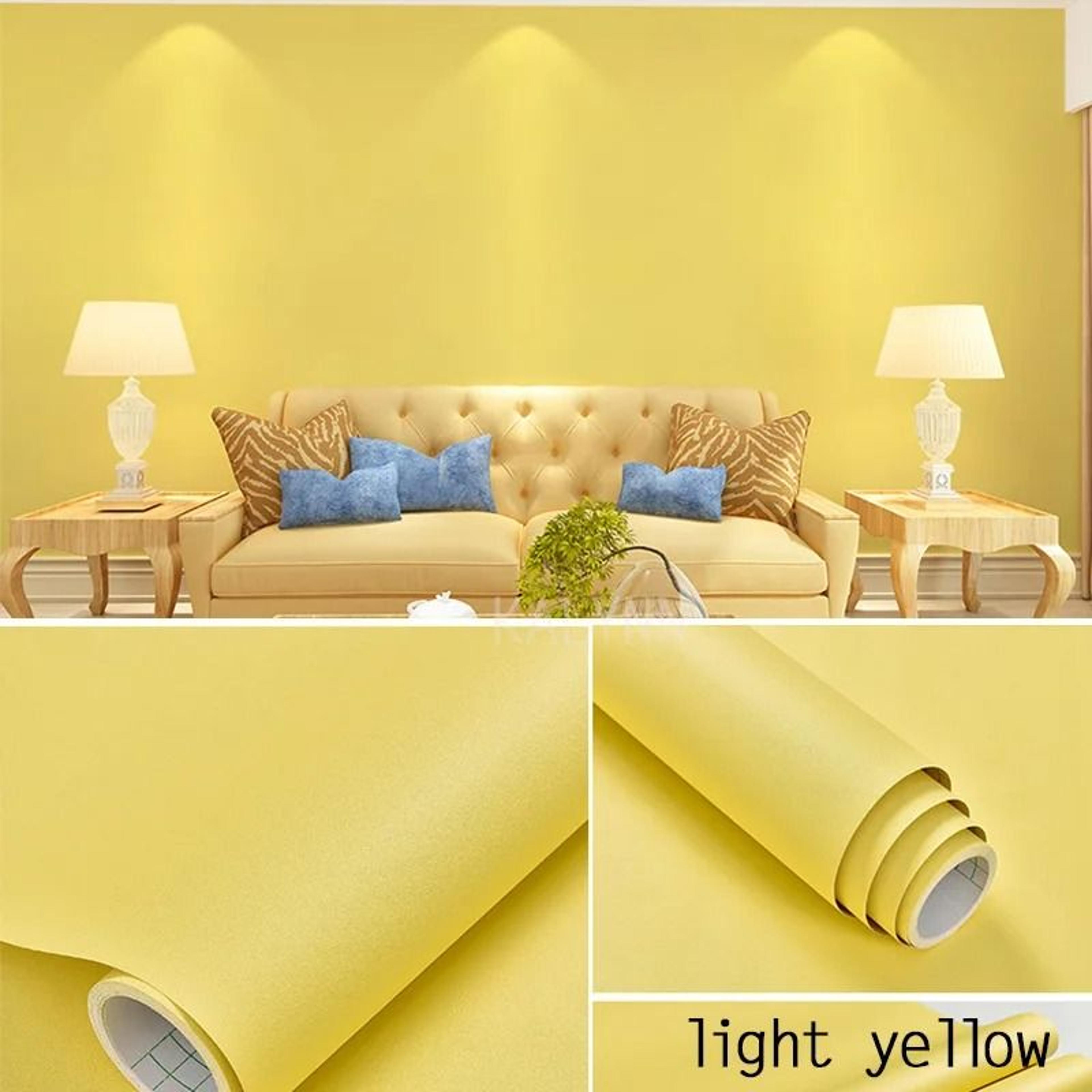 ColorEase Peel And Stick Wallpaper Solid Color Wallpaper Waterproof PVC Contact Paper 22