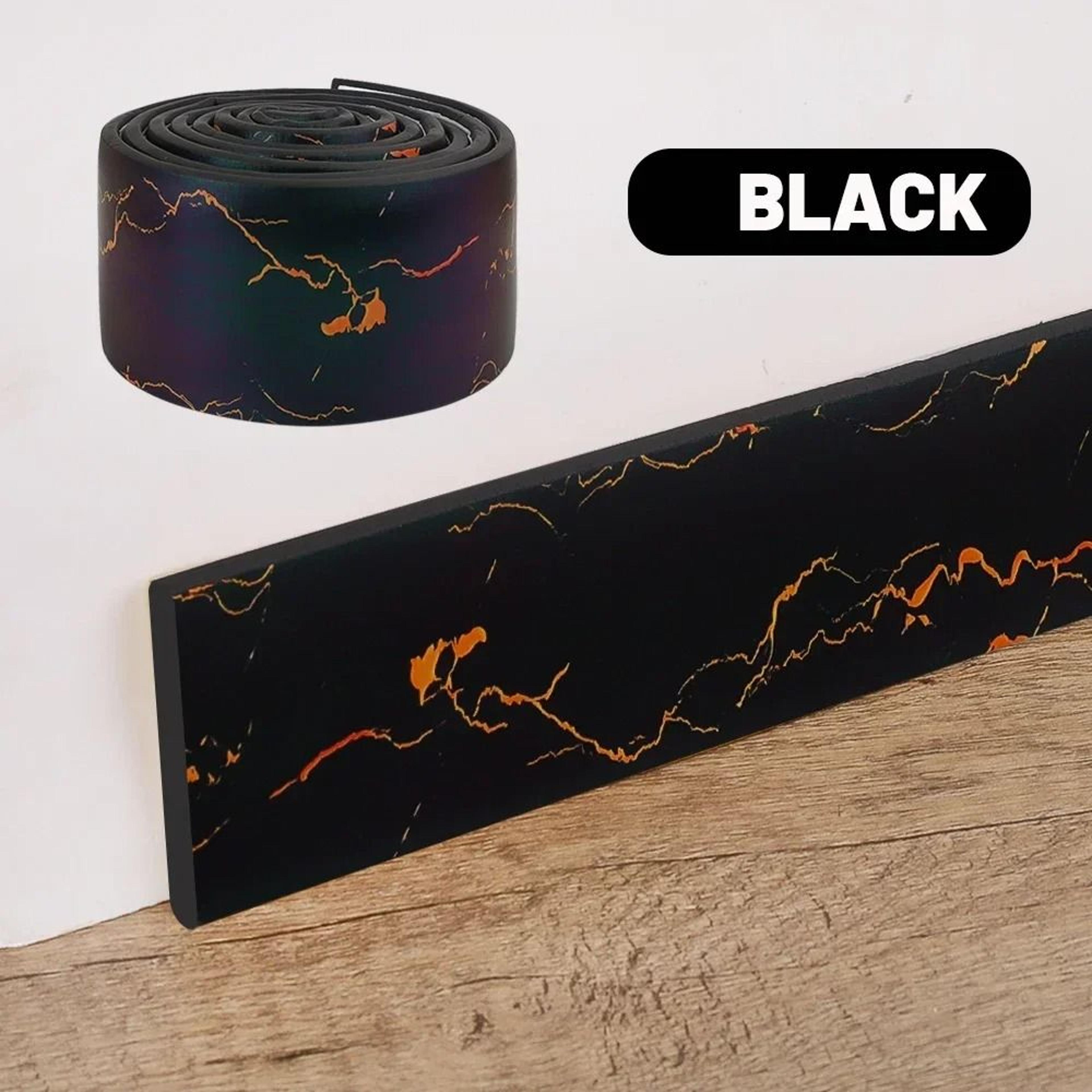 3D Self Adhesive Skirting Line Thickened Anti Collision Wall Trim 4