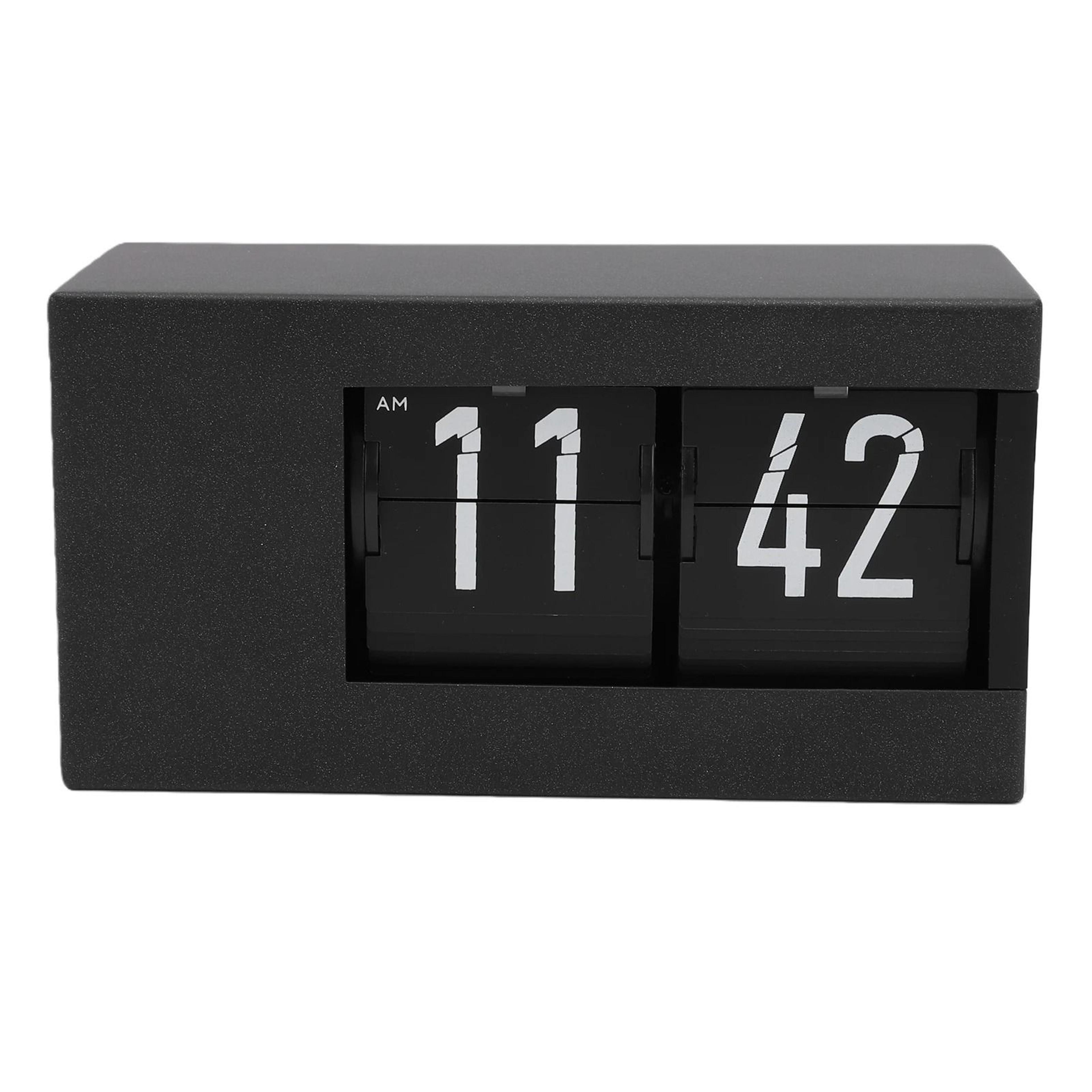 Retro Automatic Calendar Flip Clock With LED Display And AM PM 2