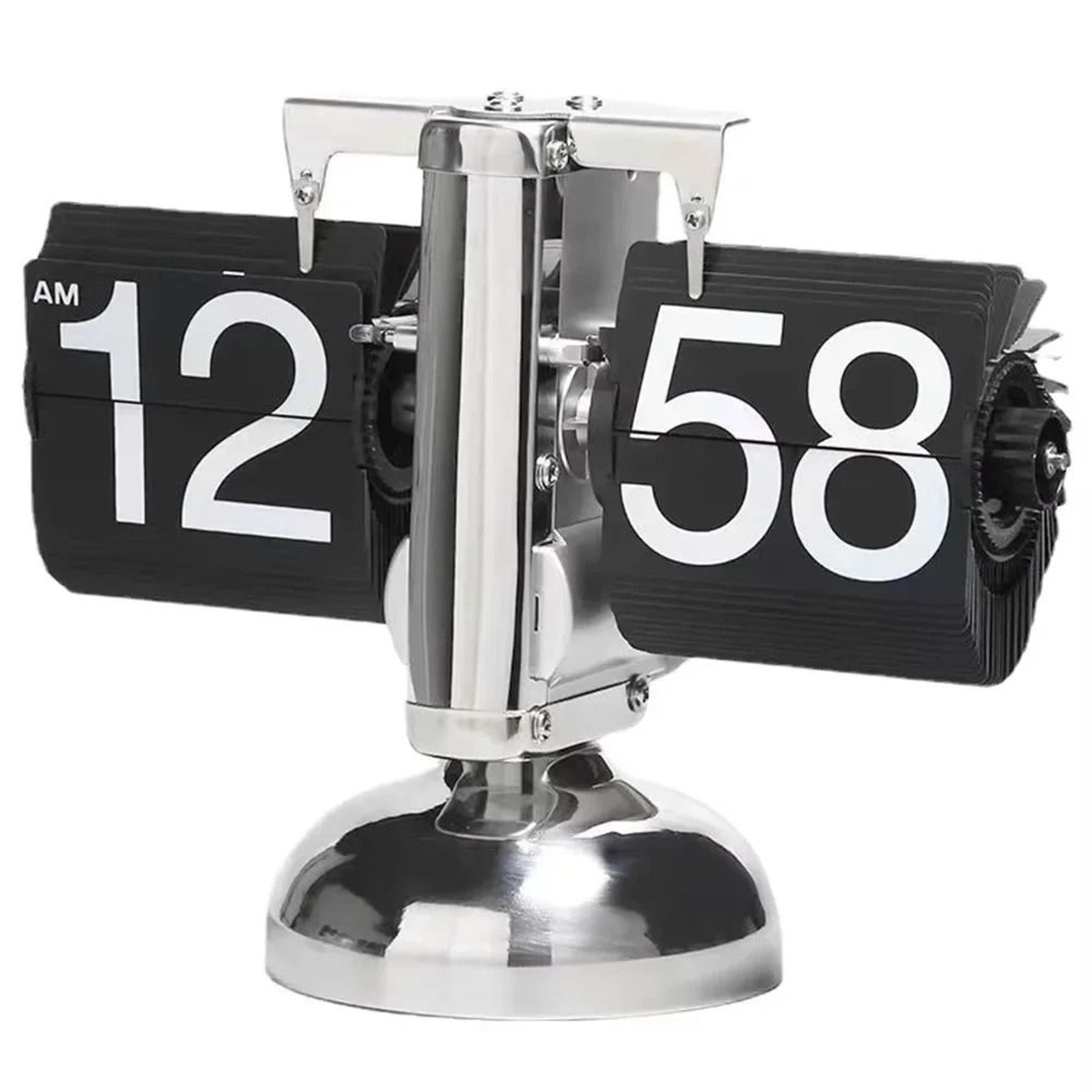 Vintage Page Turning Desk Clock With Accurate Quartz Movement 2