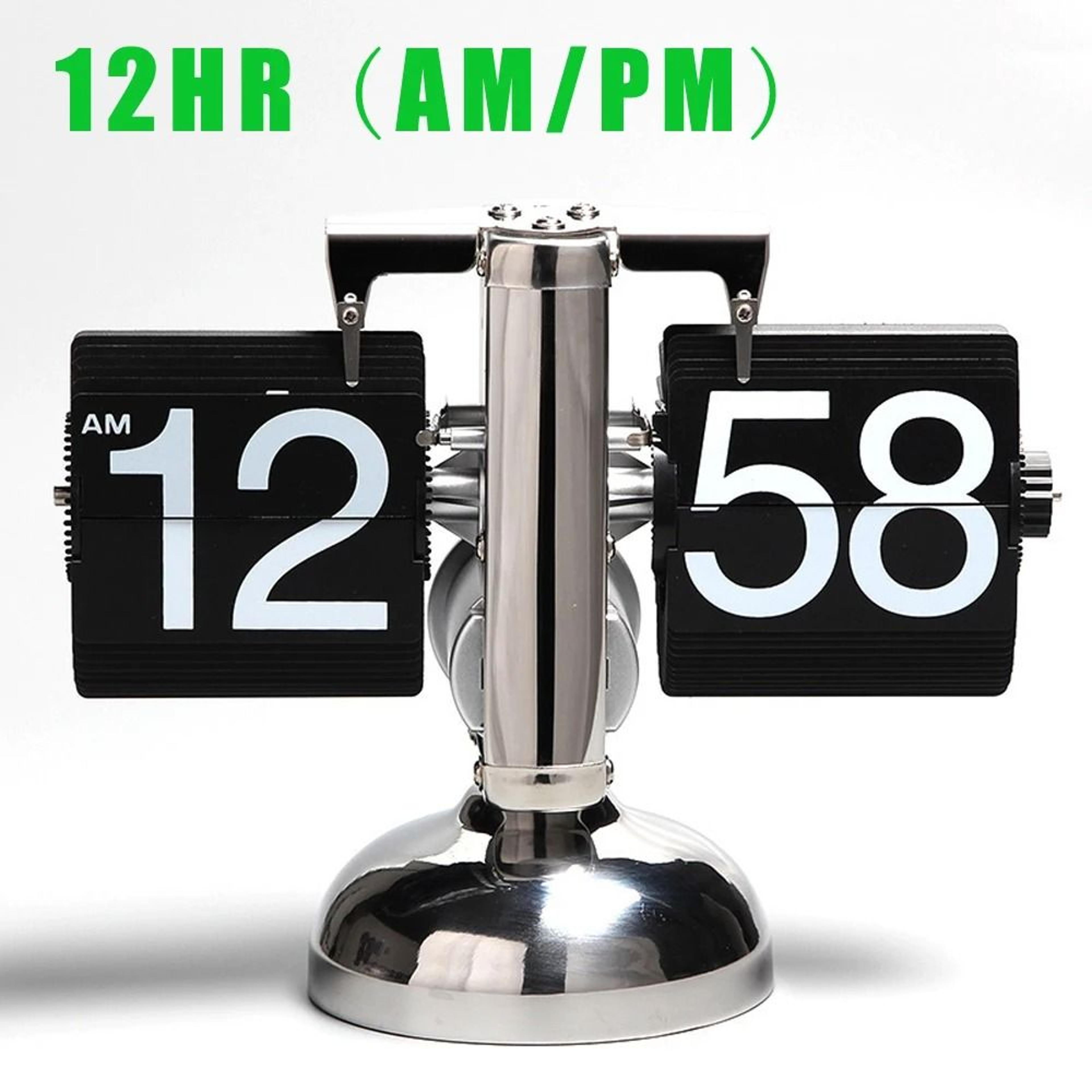 Modern Automatic Flip Desk Clock With Large Number Display 1