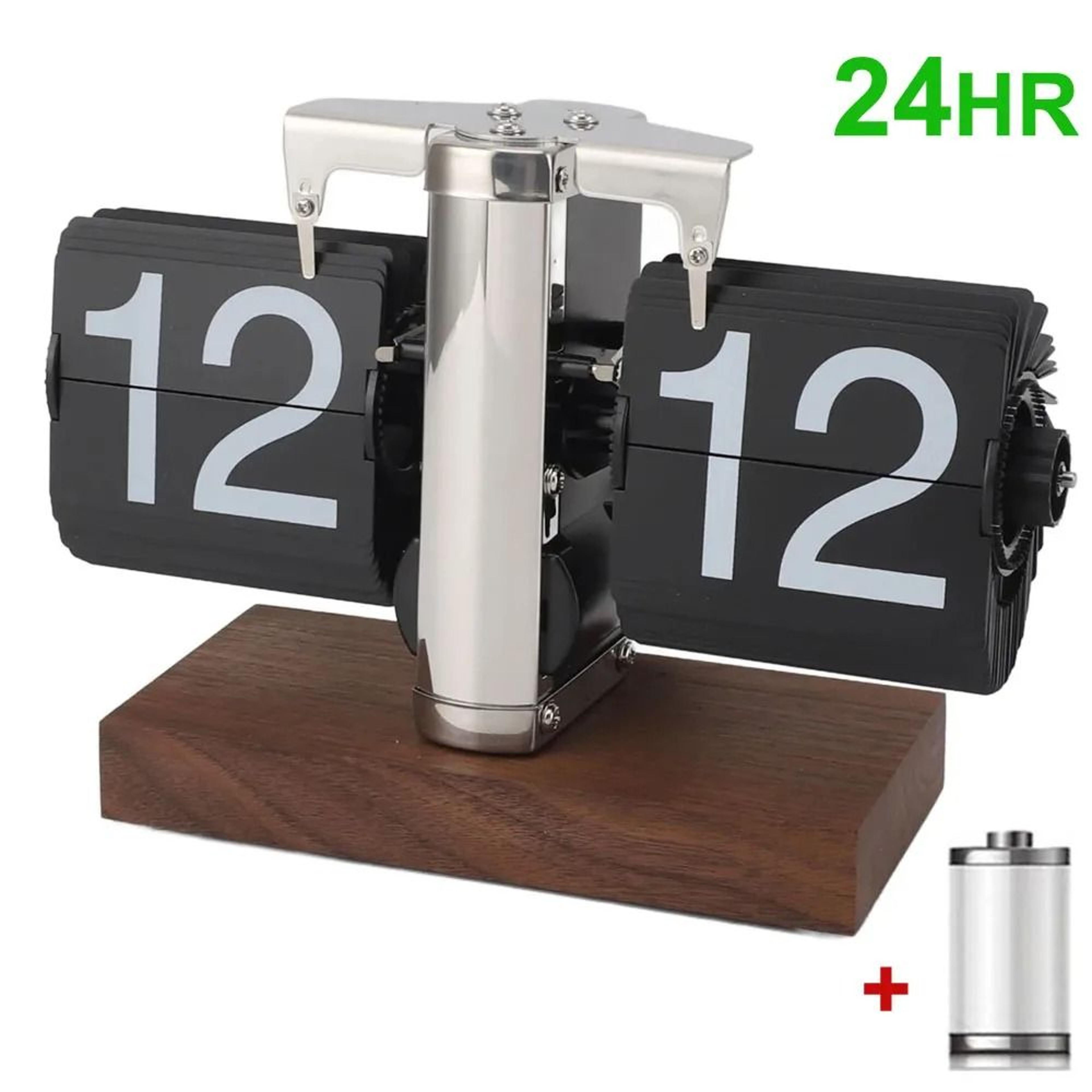 Retro Automatic Flip Table Clock With Large Number Display 1
