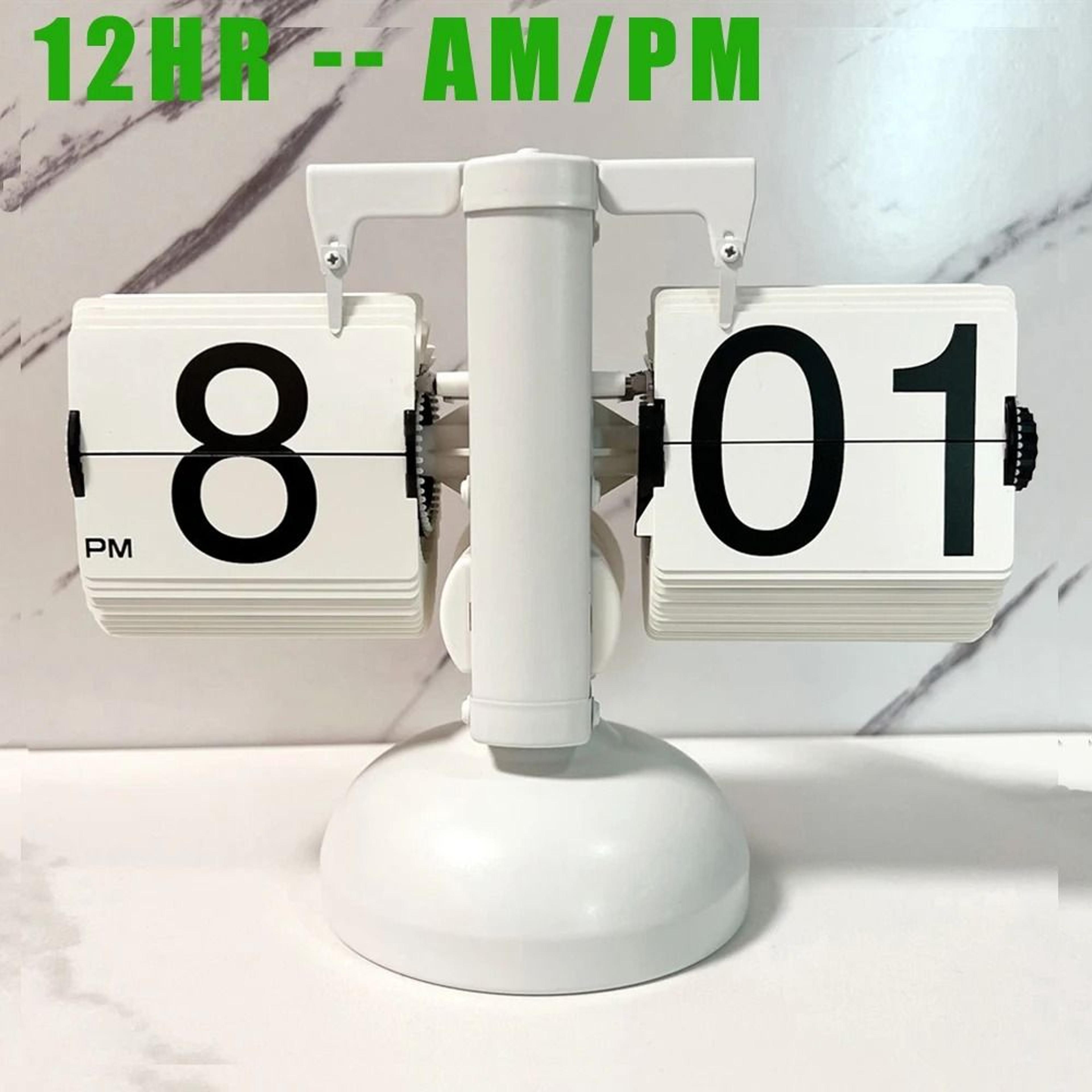 Retro Automatic Flip Table Clock With Large Number Display 5