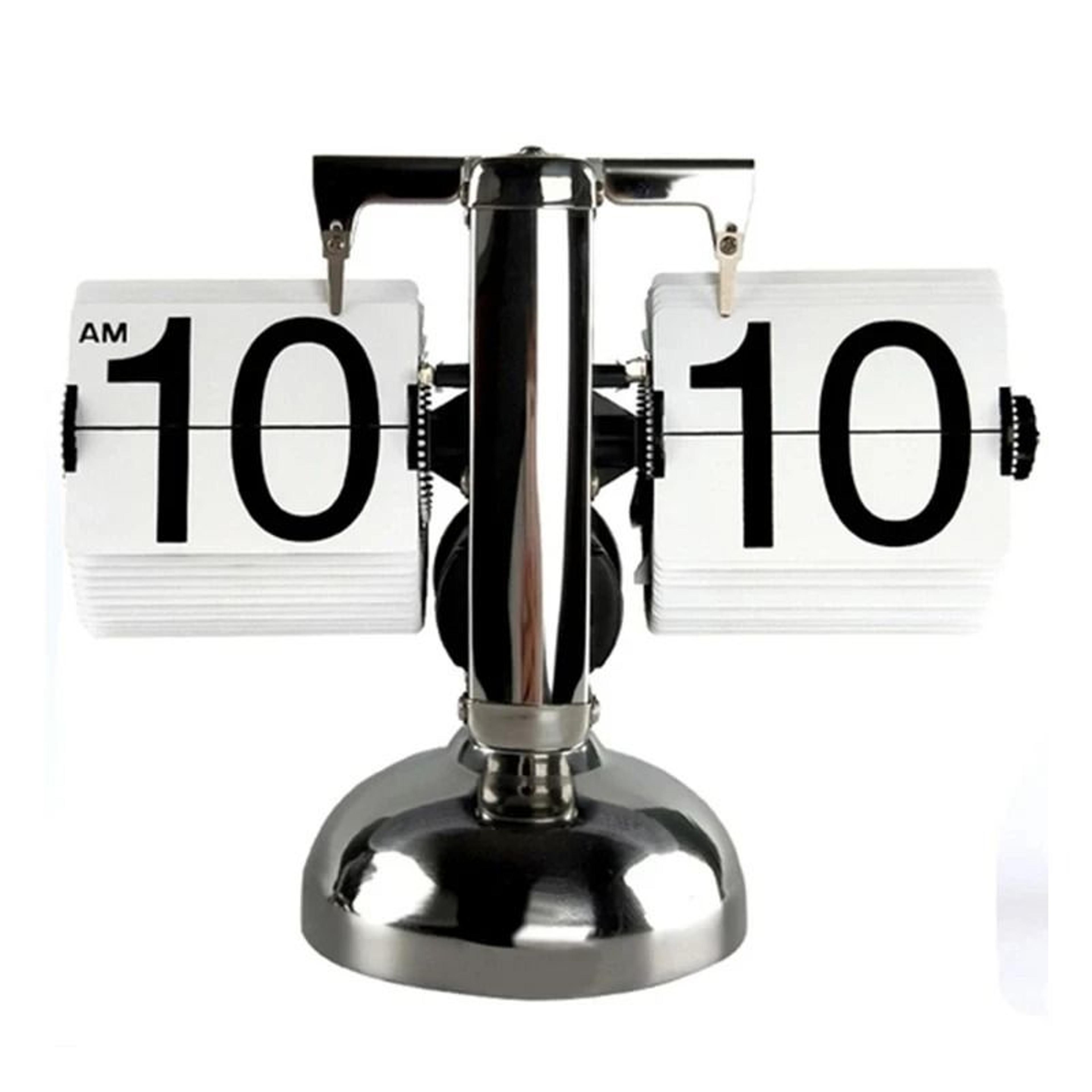 European Retro Automatic Flip Desk Clock With Mechanical Page Turning 7