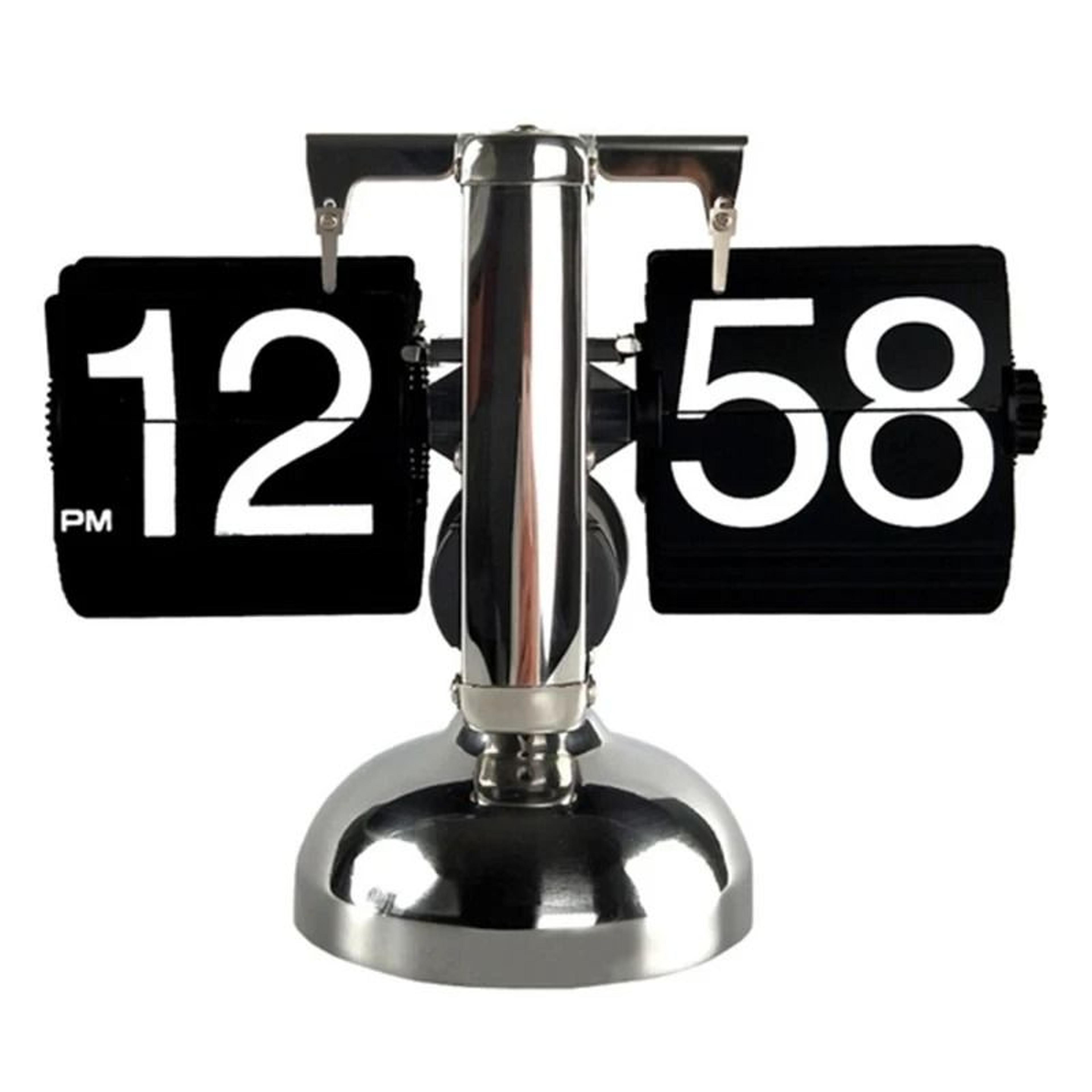 European Retro Automatic Flip Desk Clock With Mechanical Page Turning 3