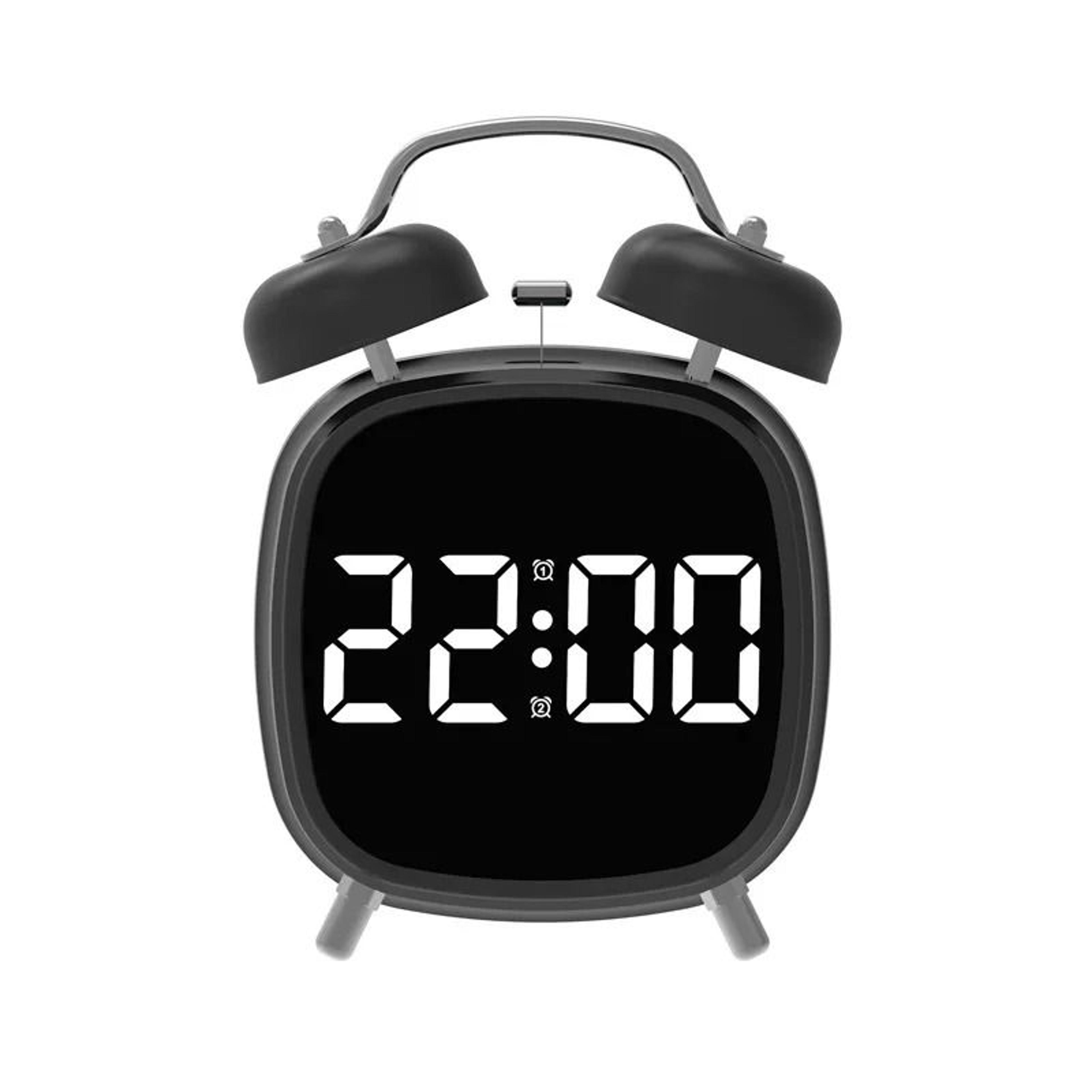 Super Loud Voice Control LED Alarm Clock With Dual Alarm And Night Mode 3