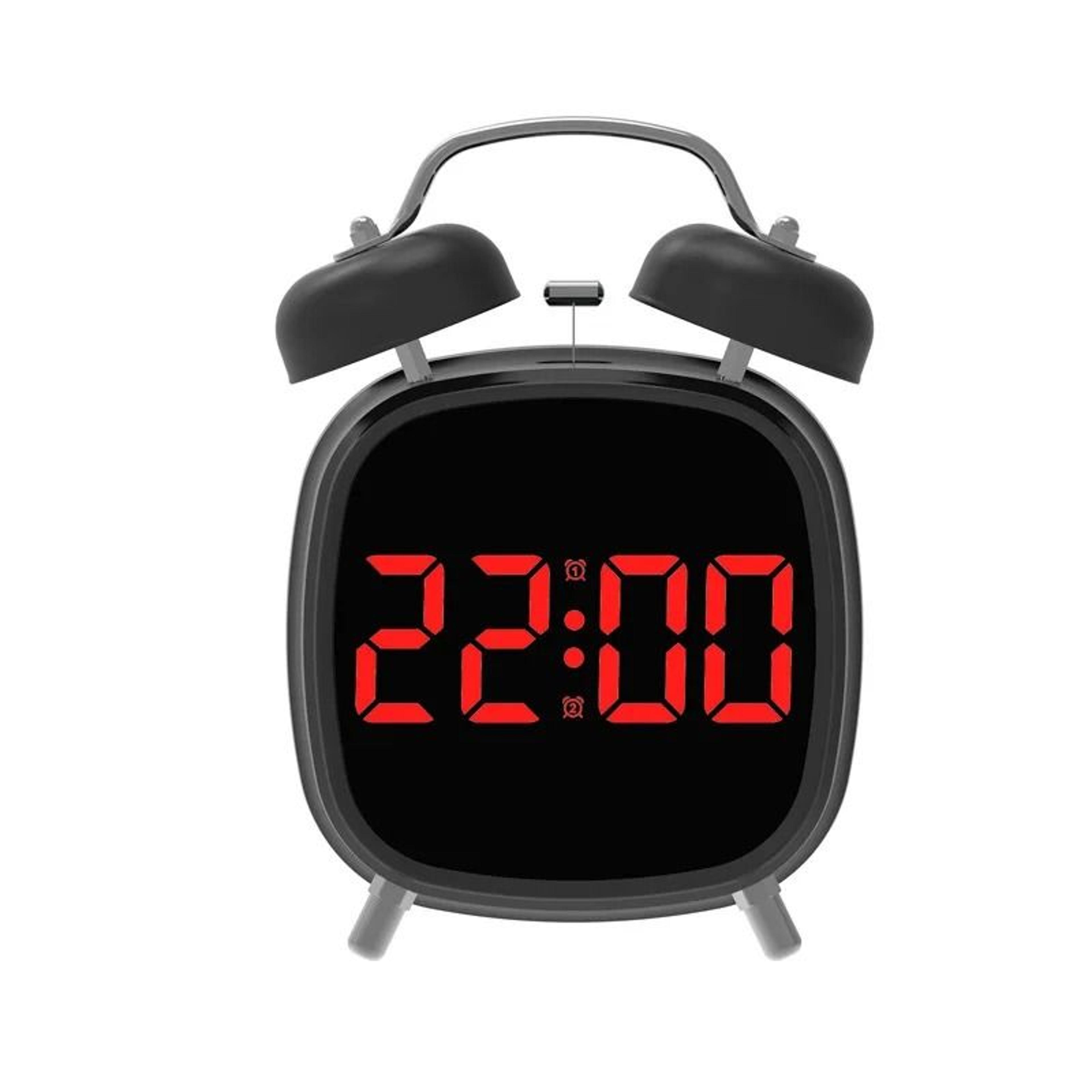 Super Loud Voice Control LED Alarm Clock With Dual Alarm And Night Mode 5