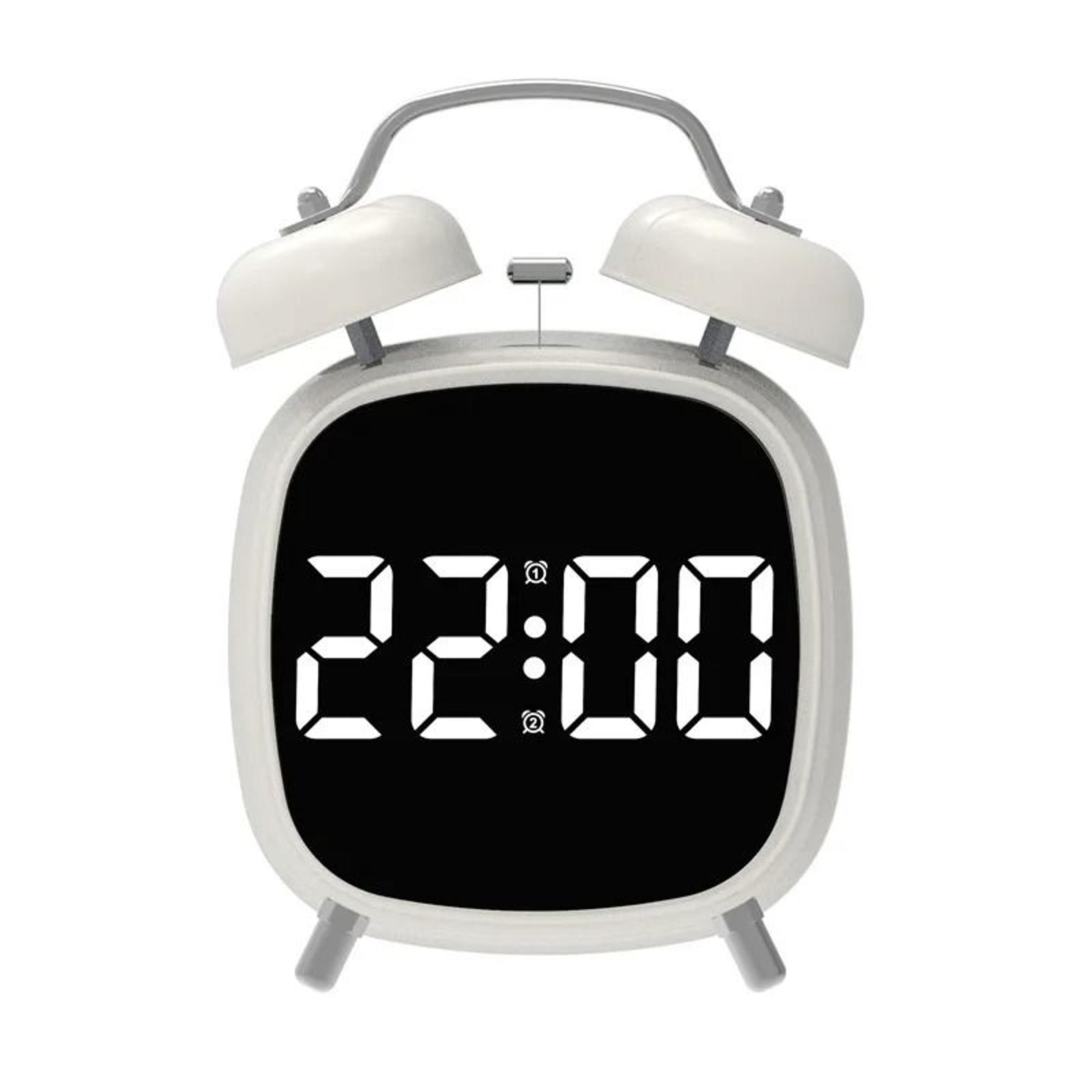 Super Loud Voice Control LED Alarm Clock With Dual Alarm And Night Mode 1