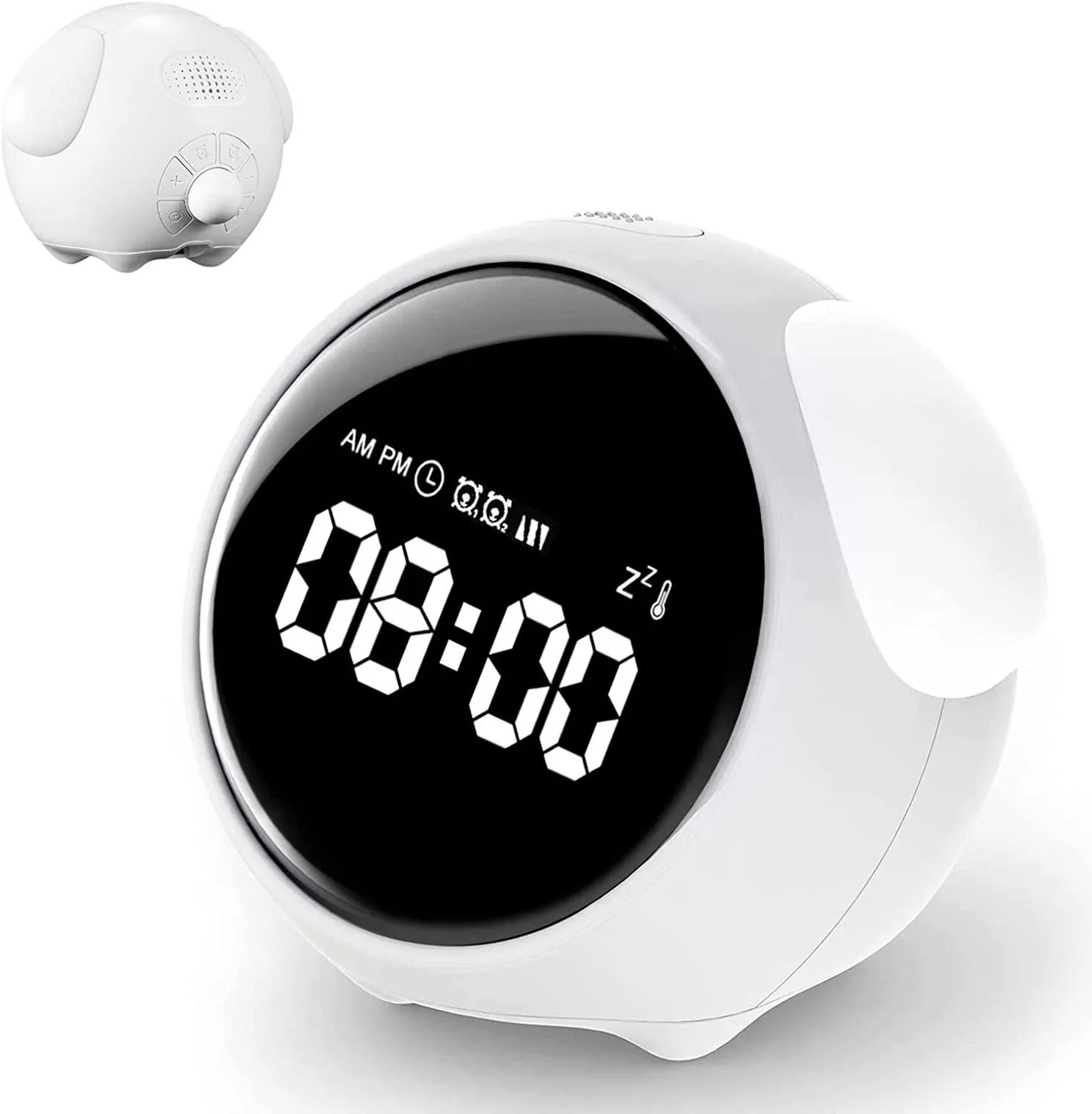 Cute Kids Digital Alarm Clock With LED Night Light And Voice Control 3