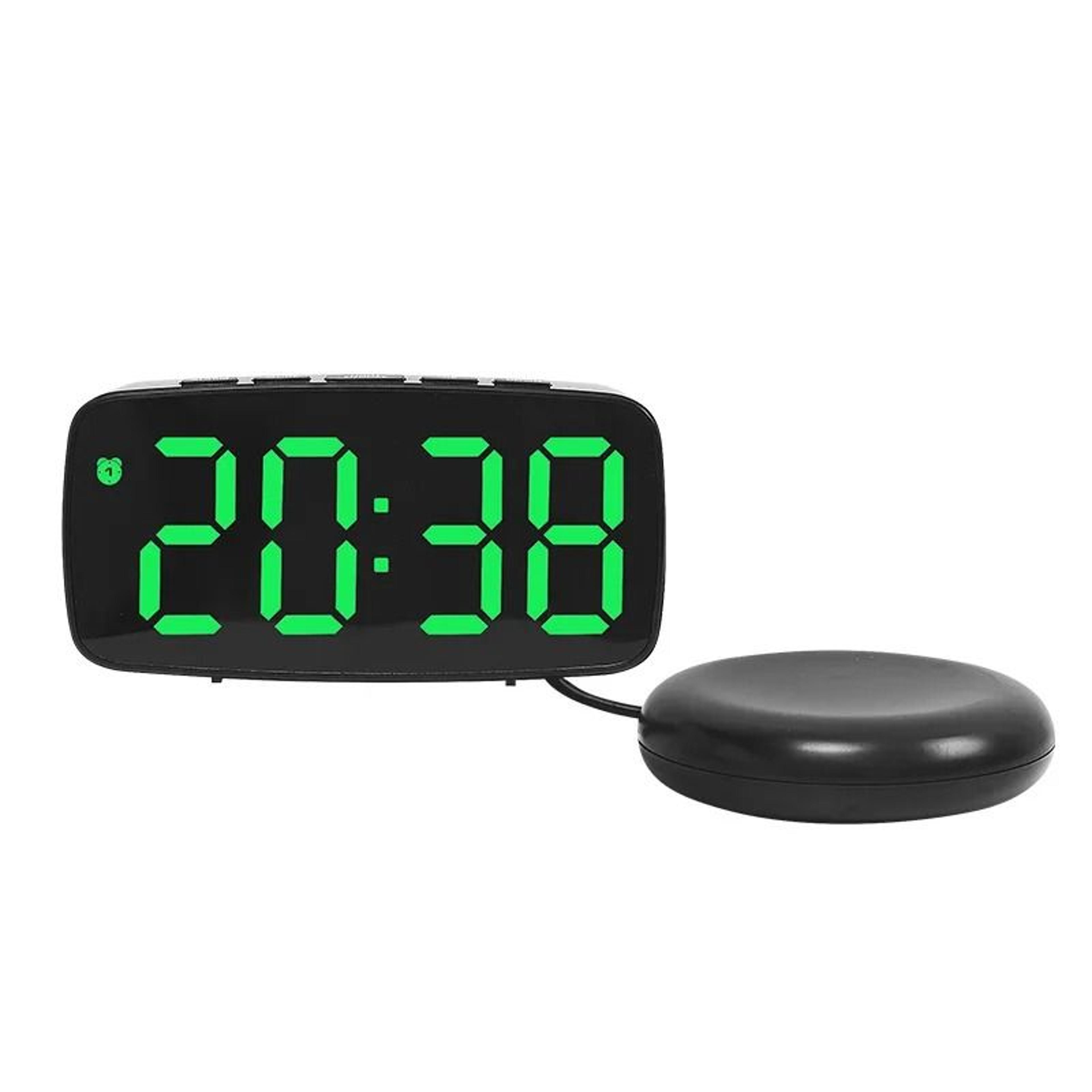 Digital Temperature Humidity Alarm Clock With Dual Alarms And Snooze 4