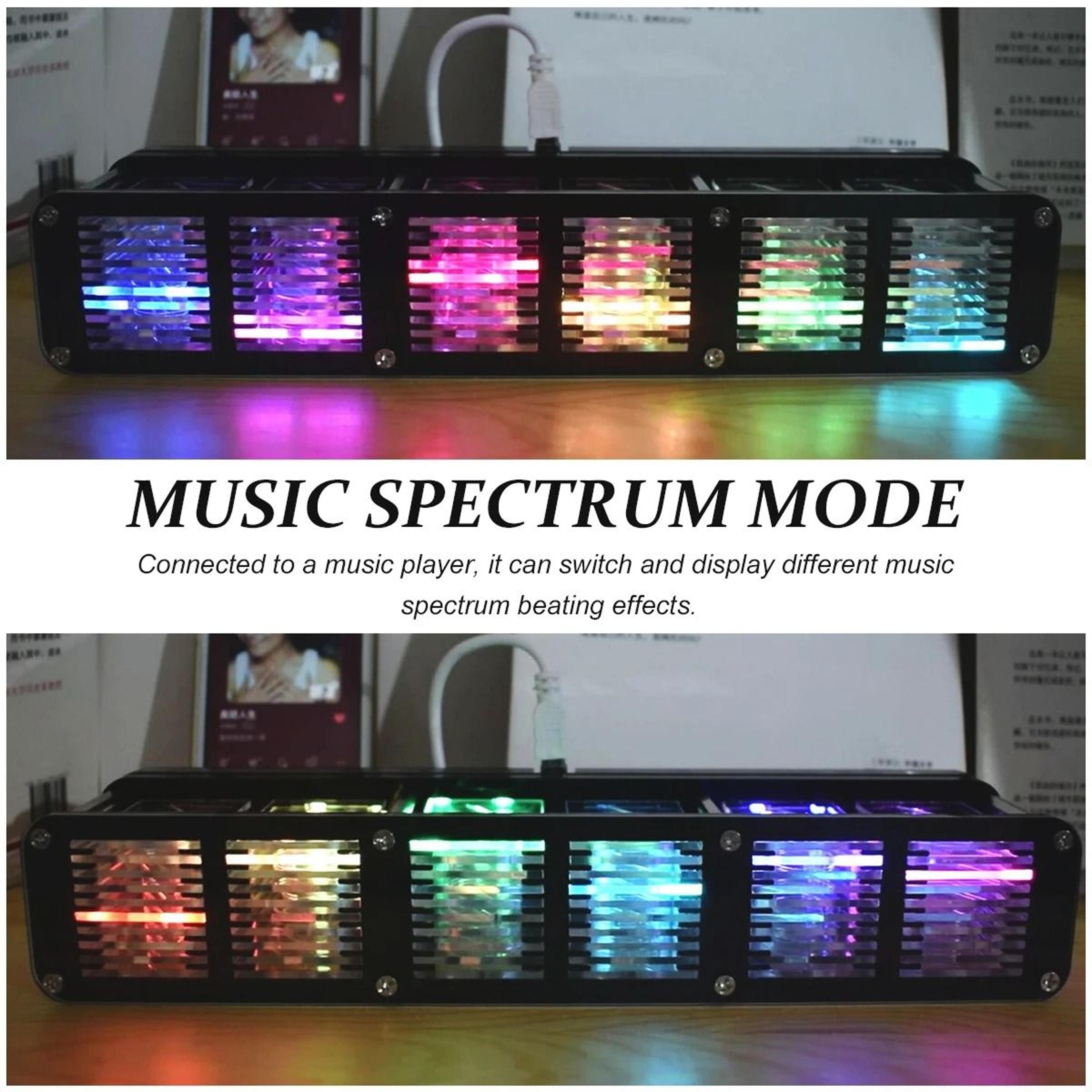 DS3231 DIY LED Alarm Clock With RGB Display And Music Spectrum 6