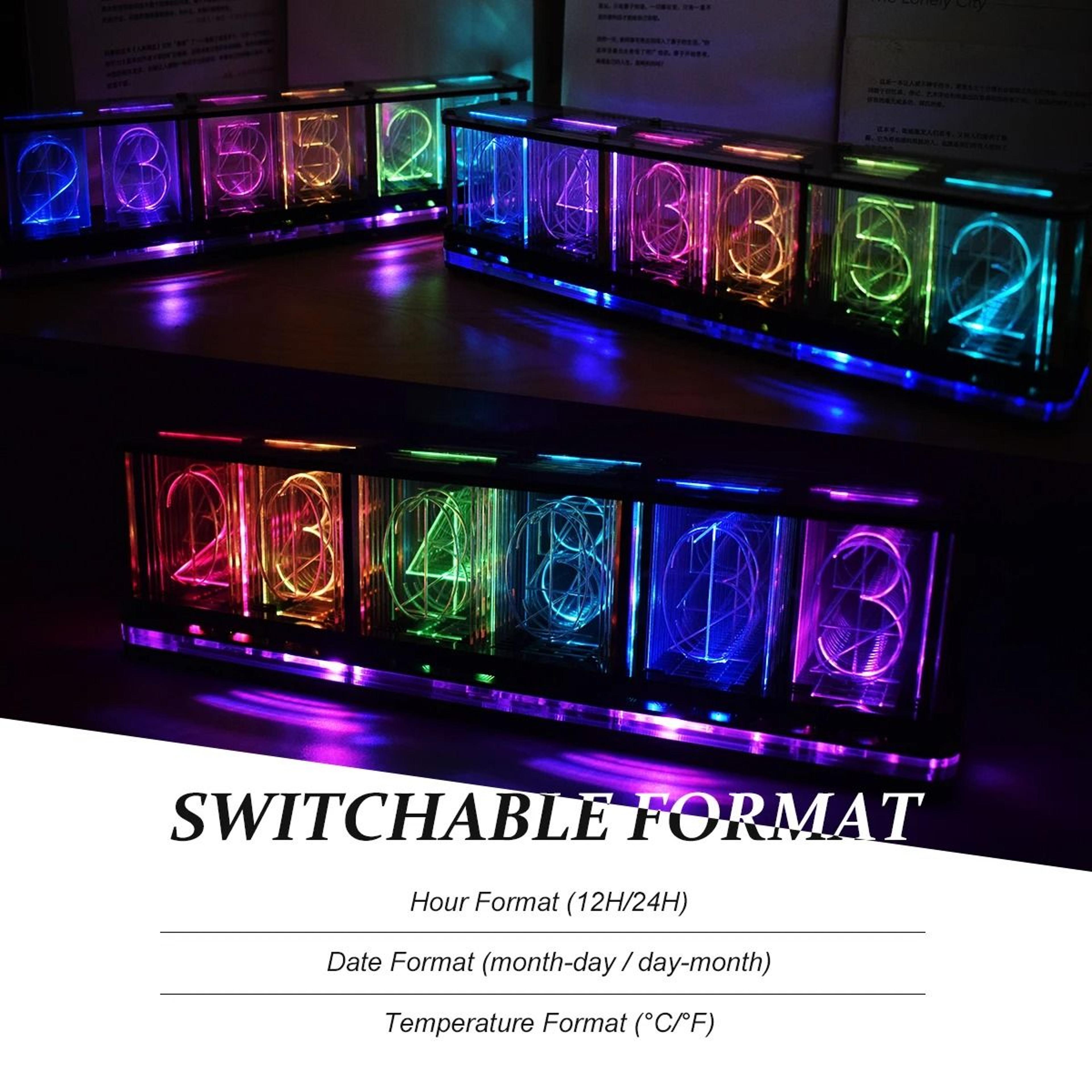 DS3231 DIY LED Alarm Clock With RGB Display And Music Spectrum 4