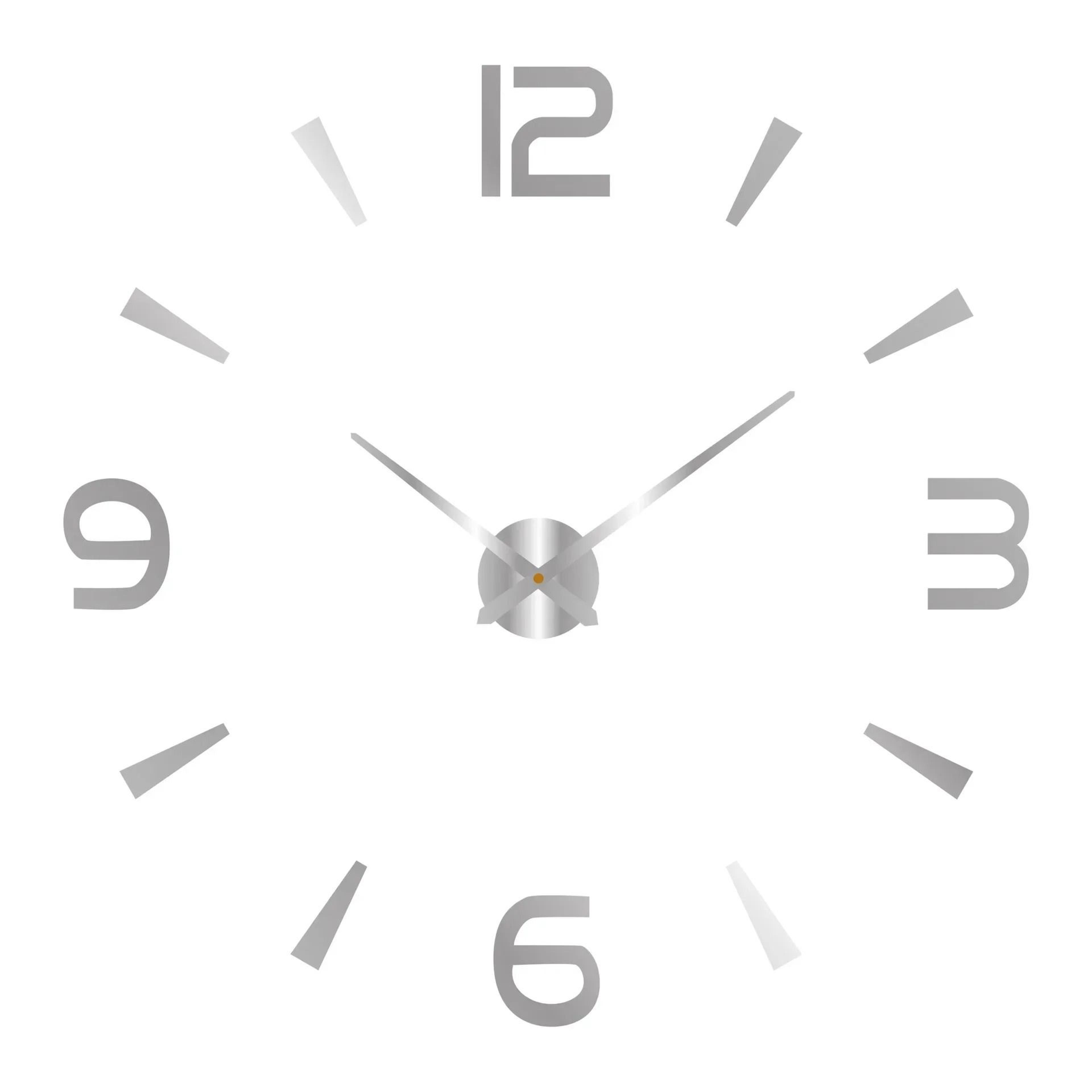 Large 3D Wall Clock With Luminous DIY Numbers And Silent Movement 3