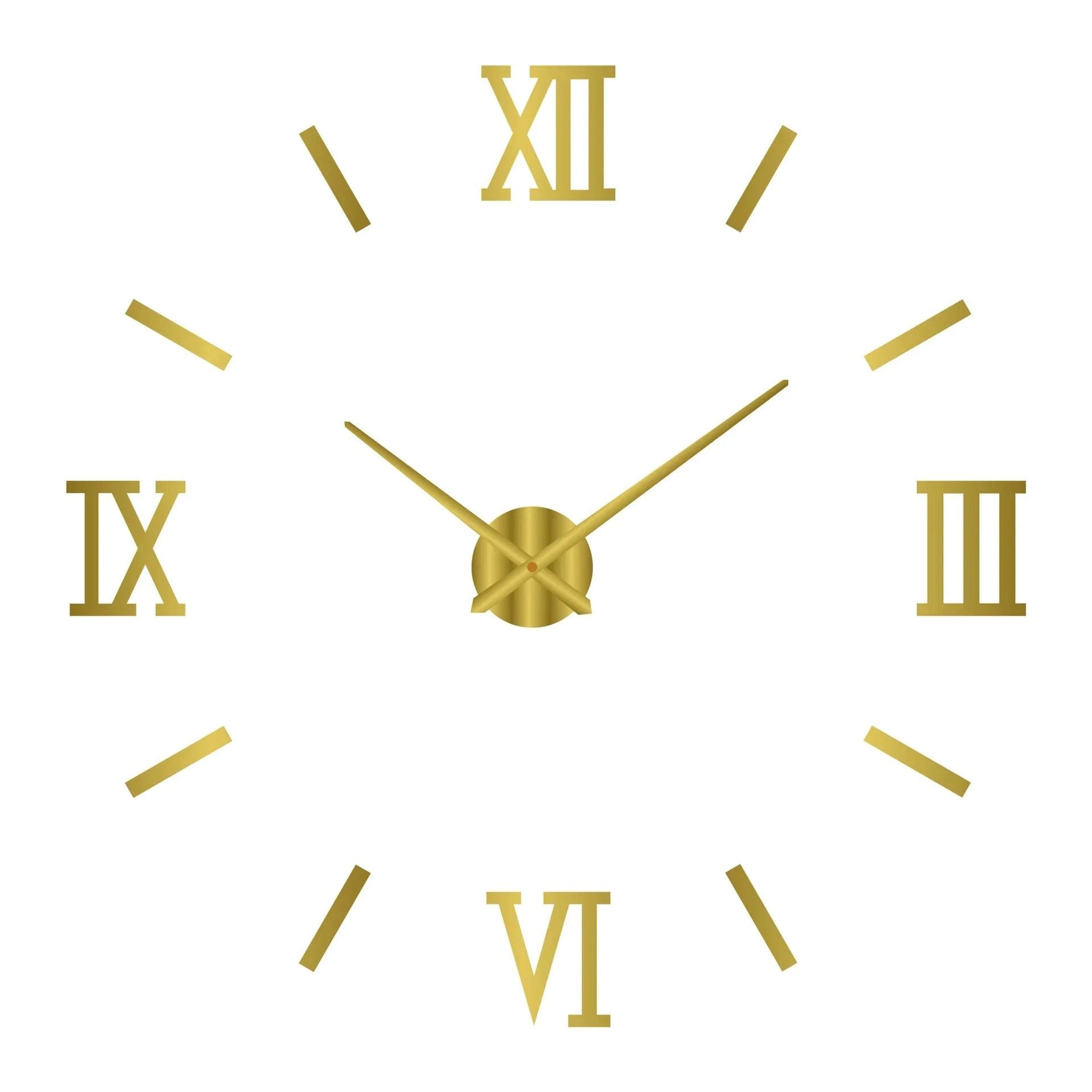 Large 3D Wall Clock With Luminous DIY Numbers And Silent Movement 17