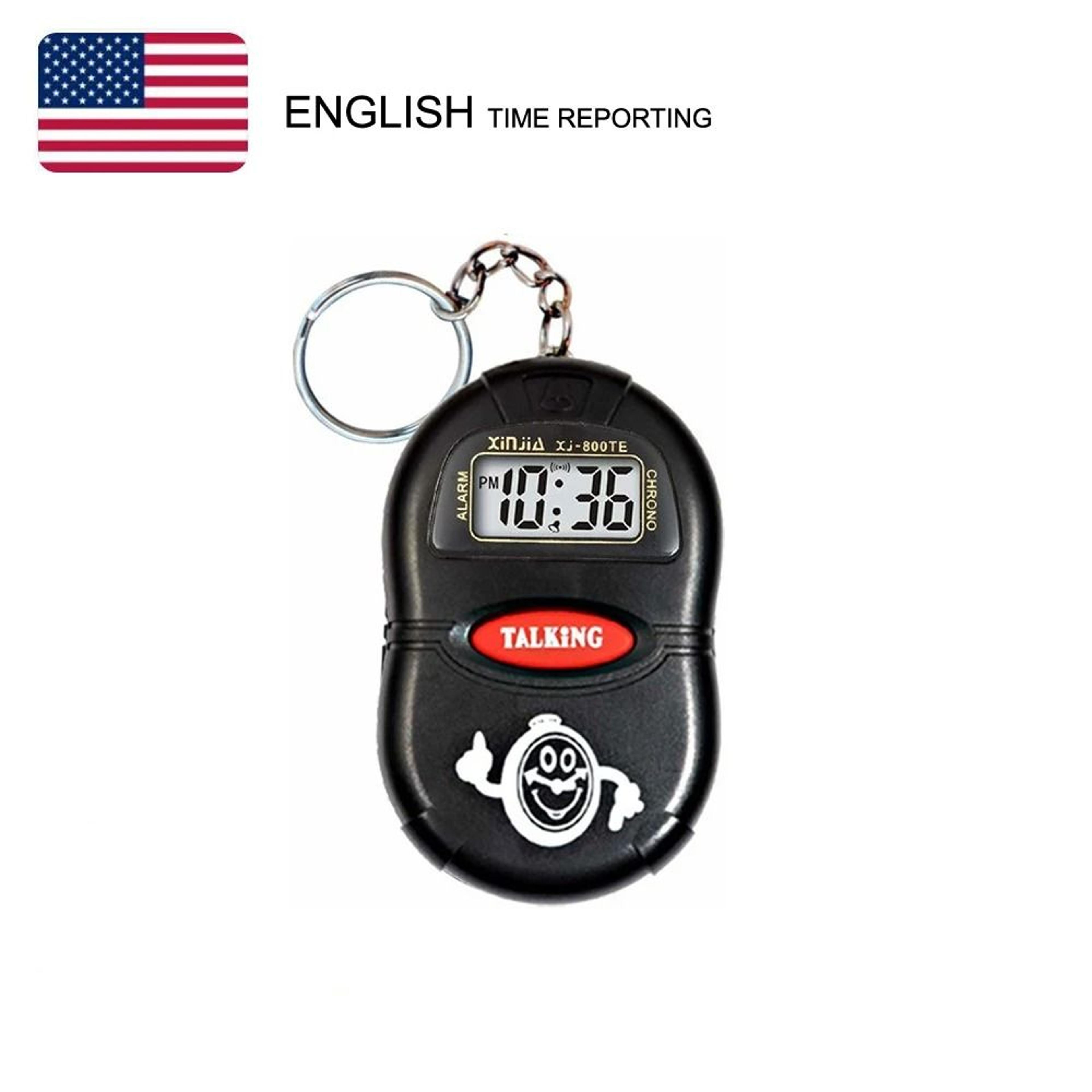 Accessible Talking Alarm Clock With Hourly Chime And Time Announcement 6