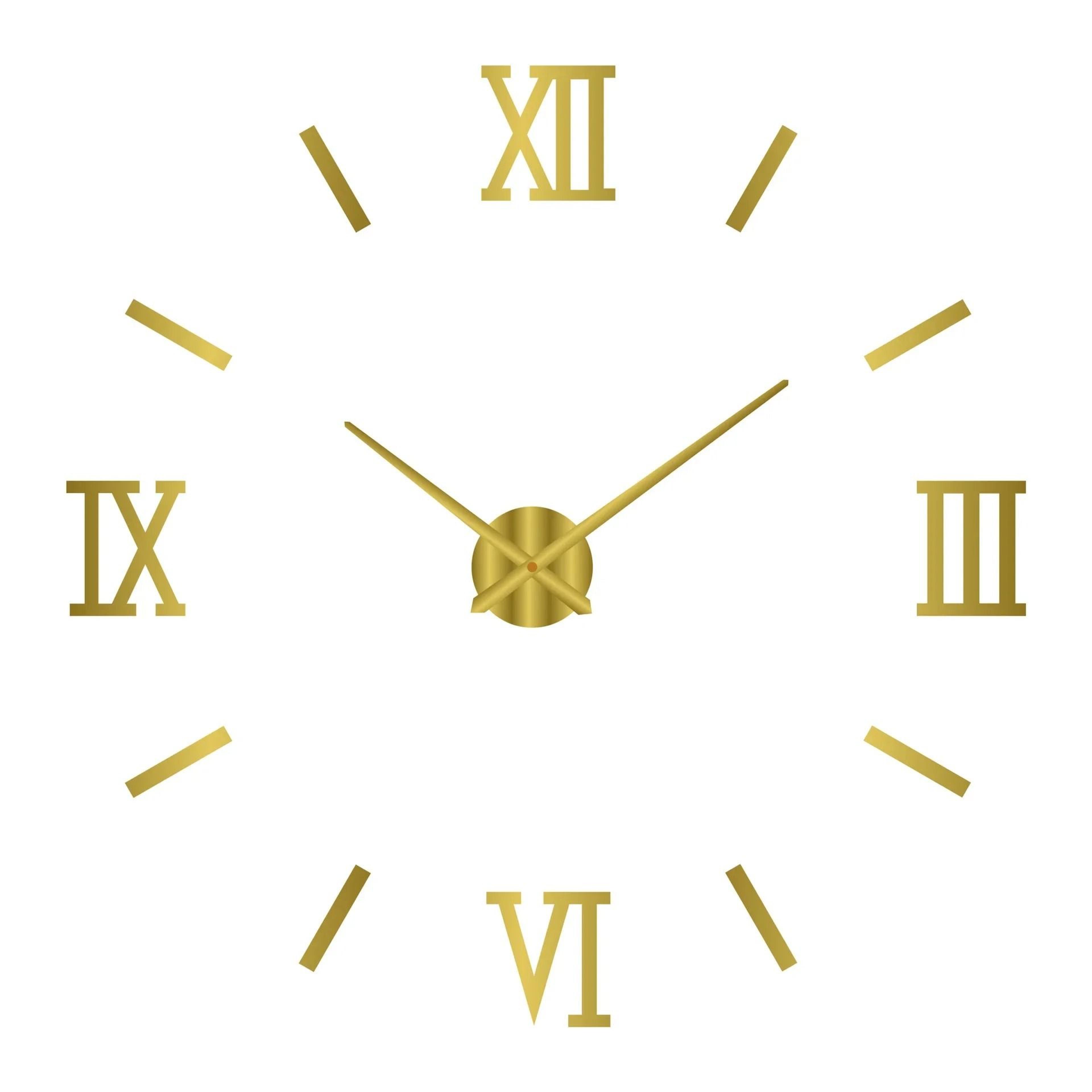 Modern 3D Wall Clock With DIY Acrylic Mirror Design 15