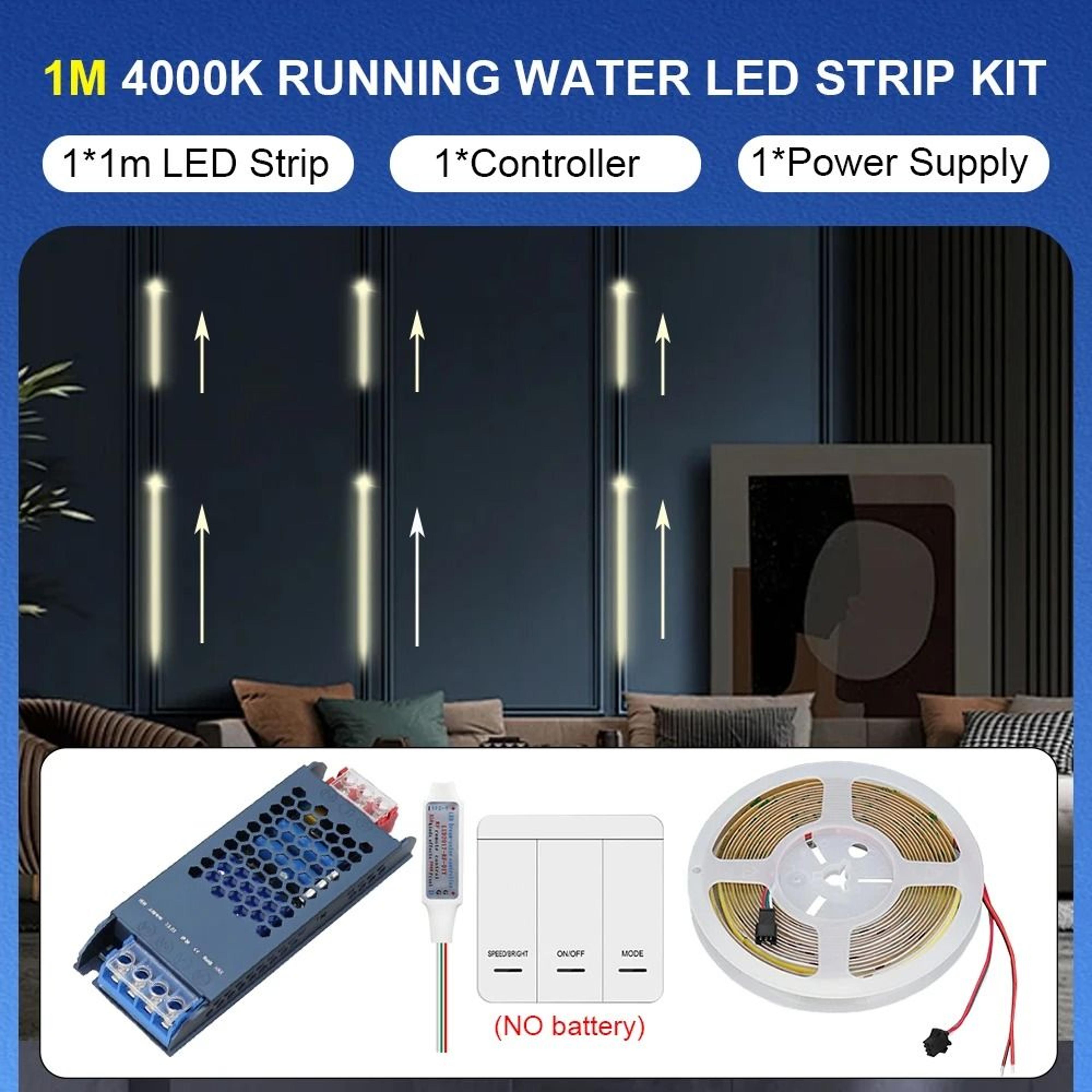 WS2811 Chasing LED Strip Light With Flowing White Effects 7