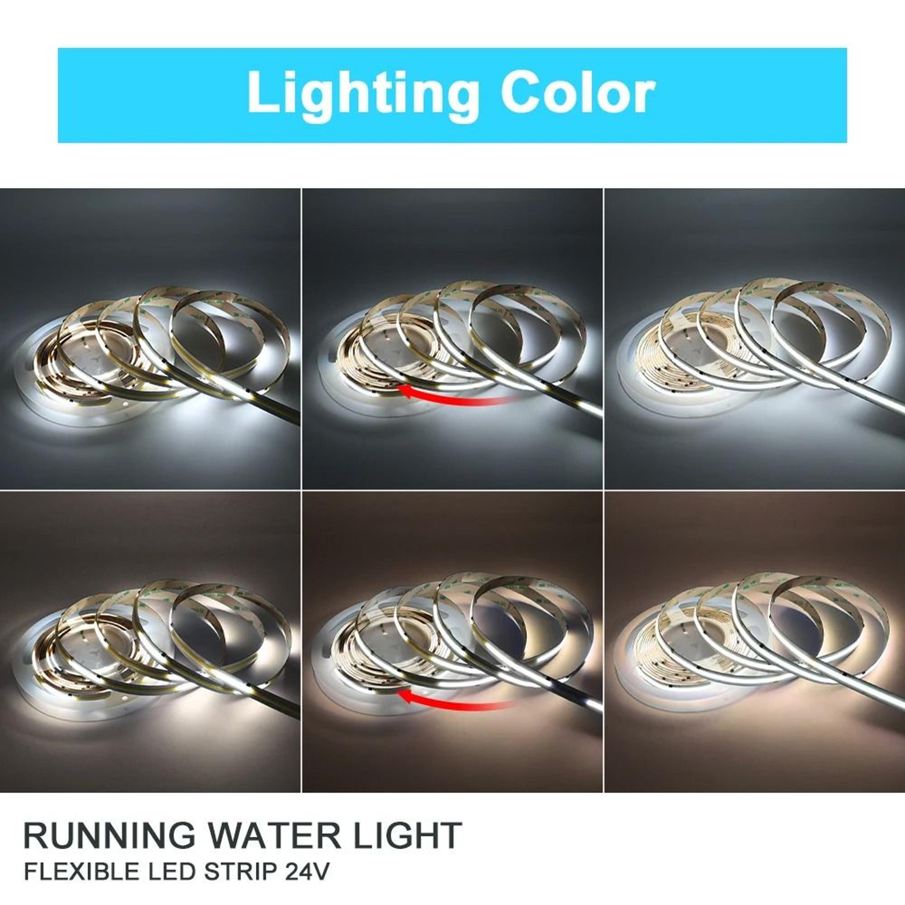 WS2811 Chasing LED Strip Light With Flowing White Effects 22