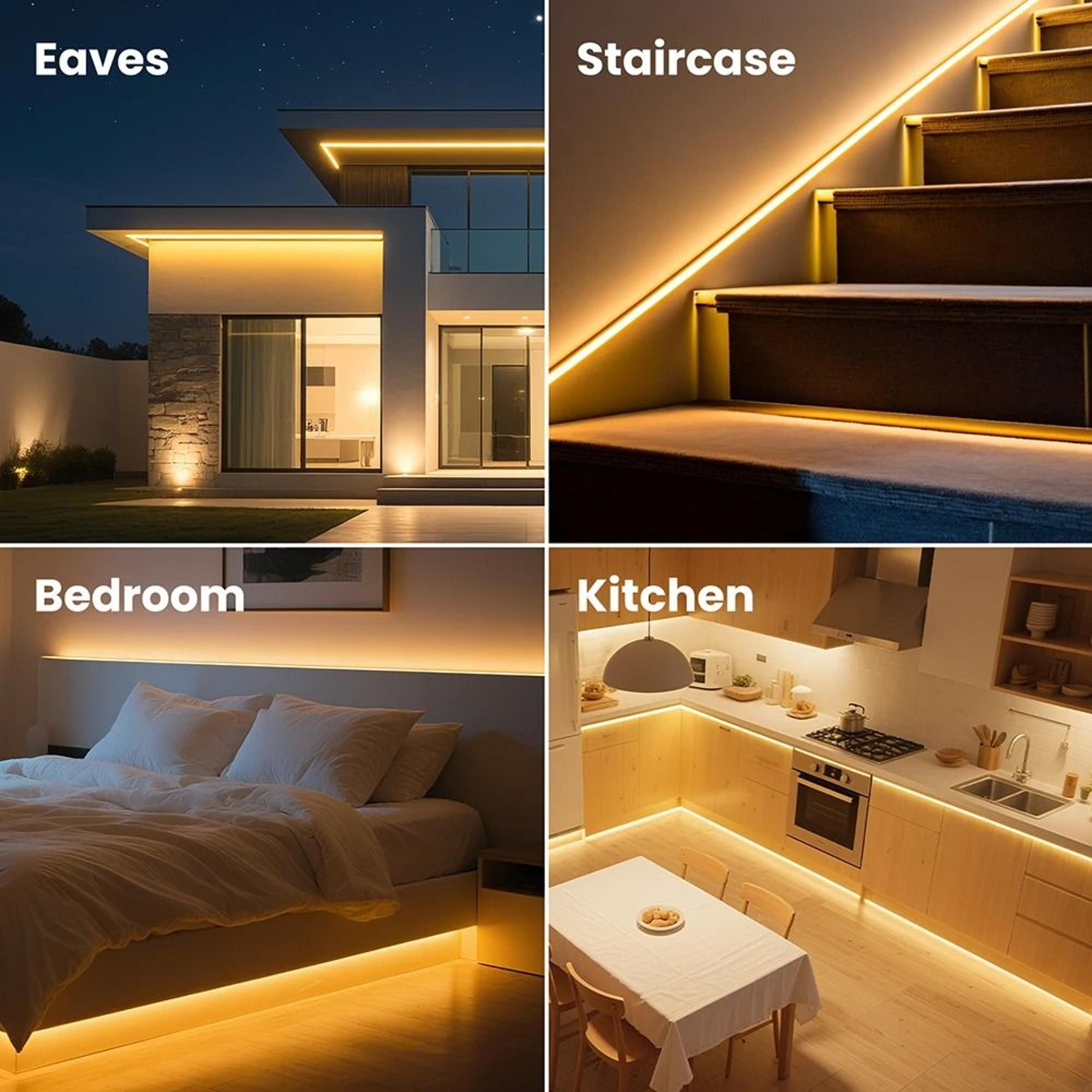 220V Dimmable COB LED Strip With Waterproof Neon Flex Design 11