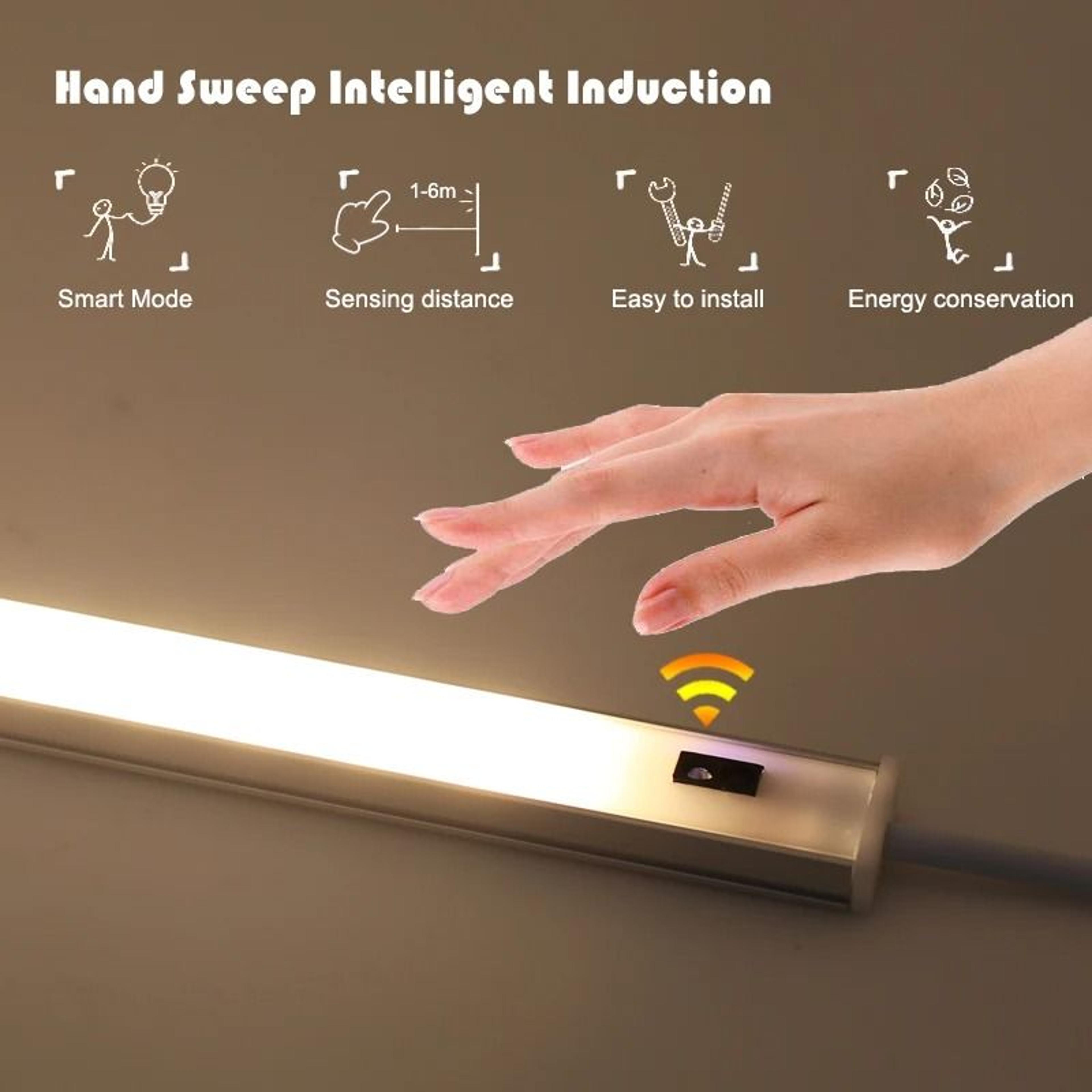 5V USB LED Under Cabinet Light With Hand Sweep Sensor 3
