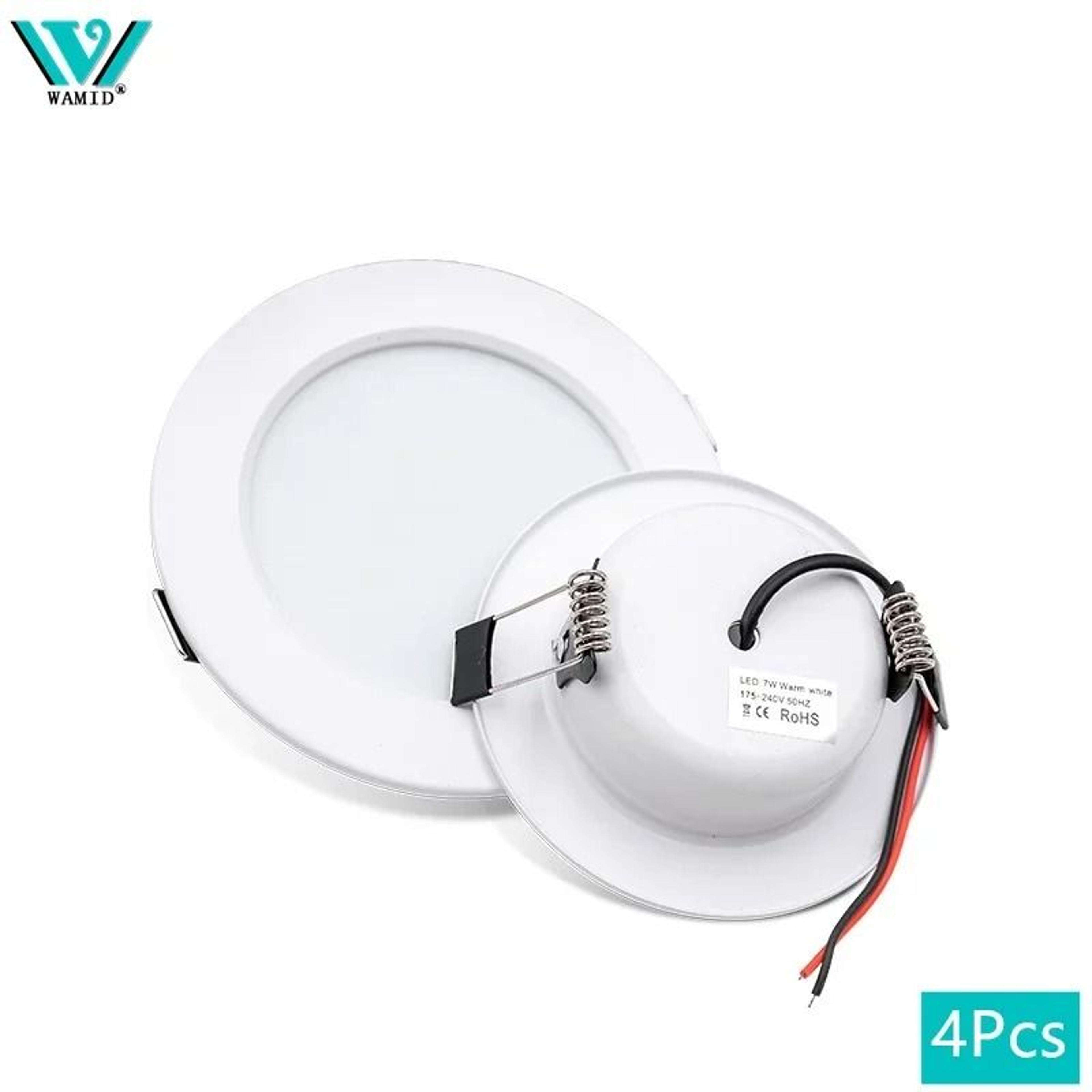 4PCS Recessed LED Downlight Round Ceiling Panel Light 5W18W 11