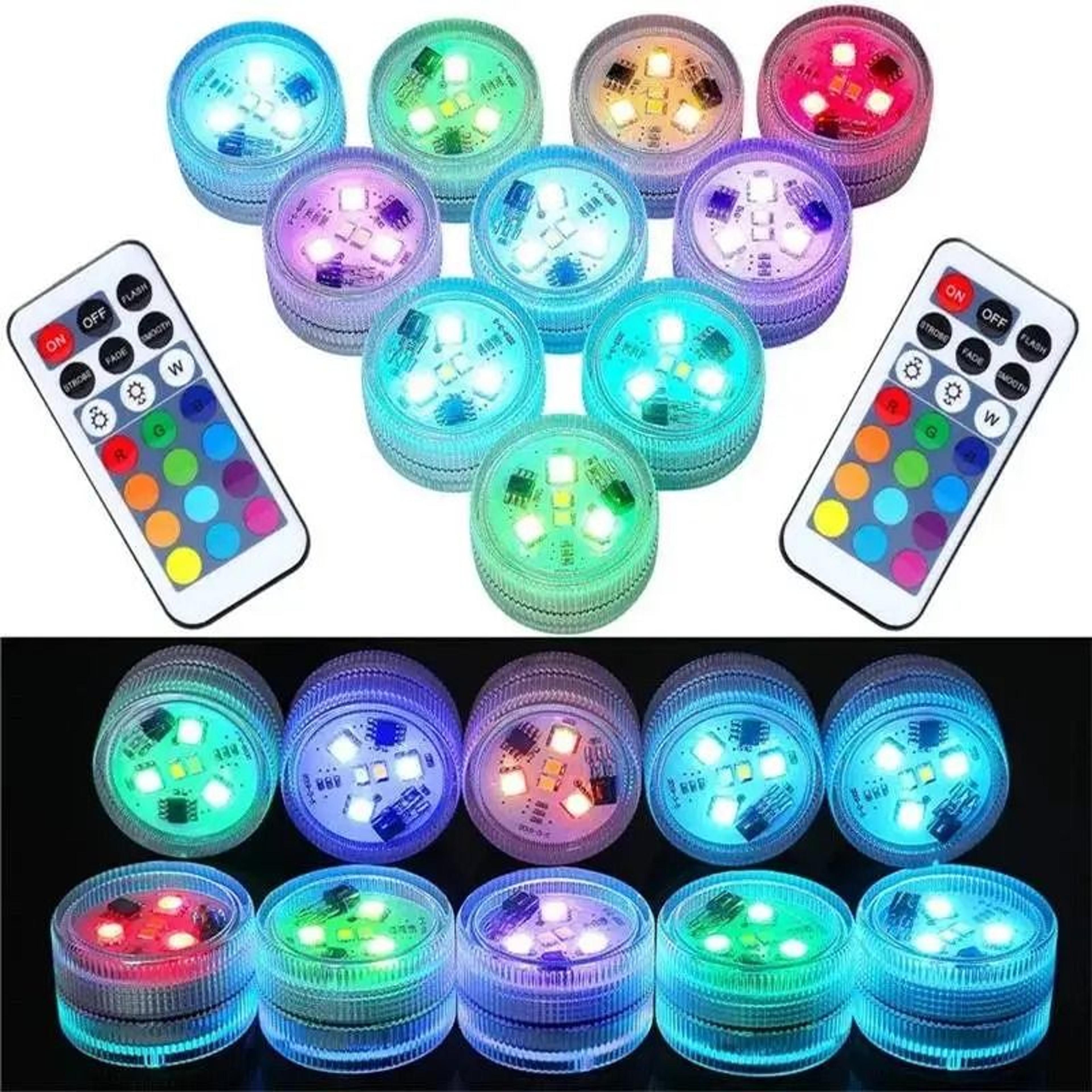 3-led rgb submersible light waterproof battery operated pool lamp