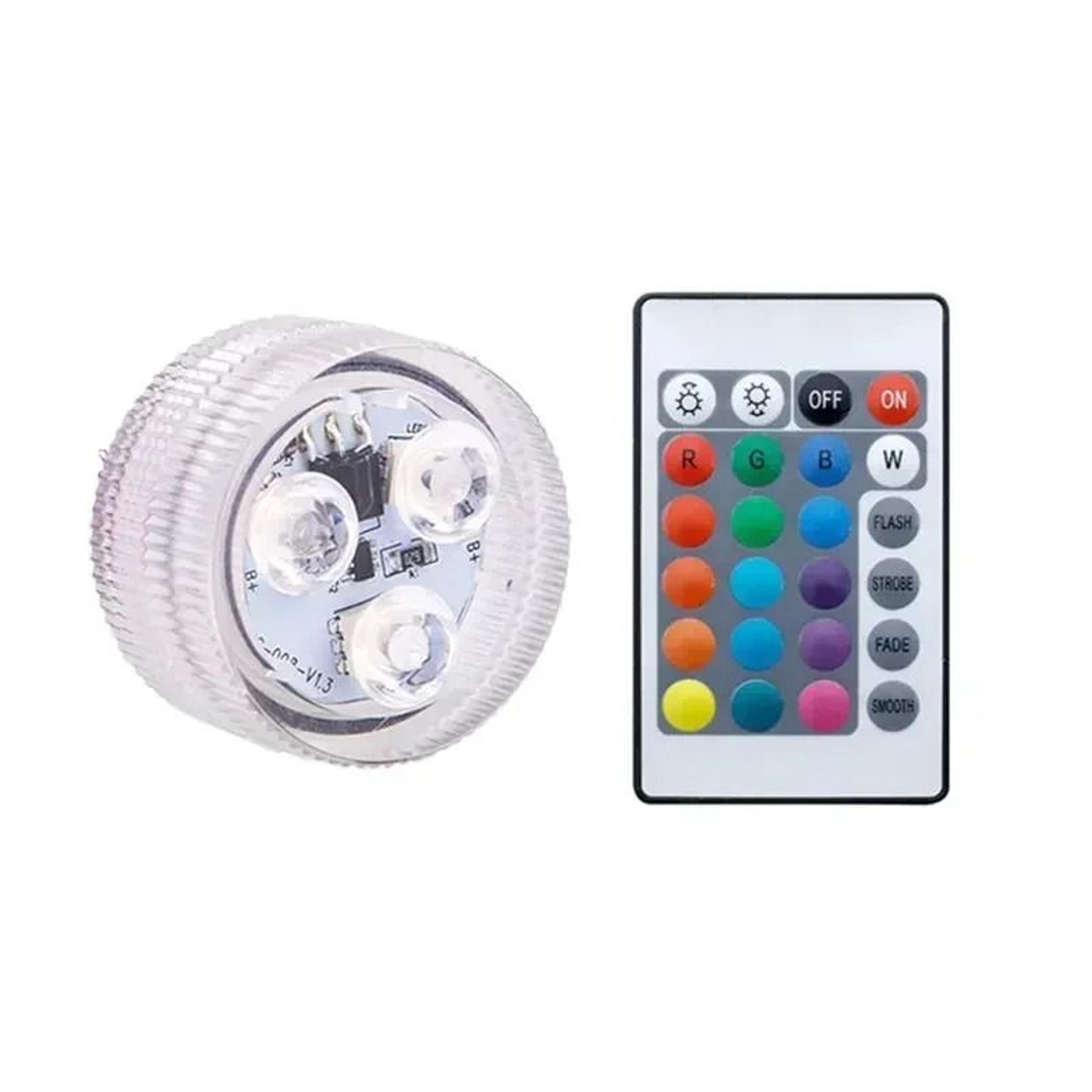 16Color Submersible LED Lights With Remote Control 1