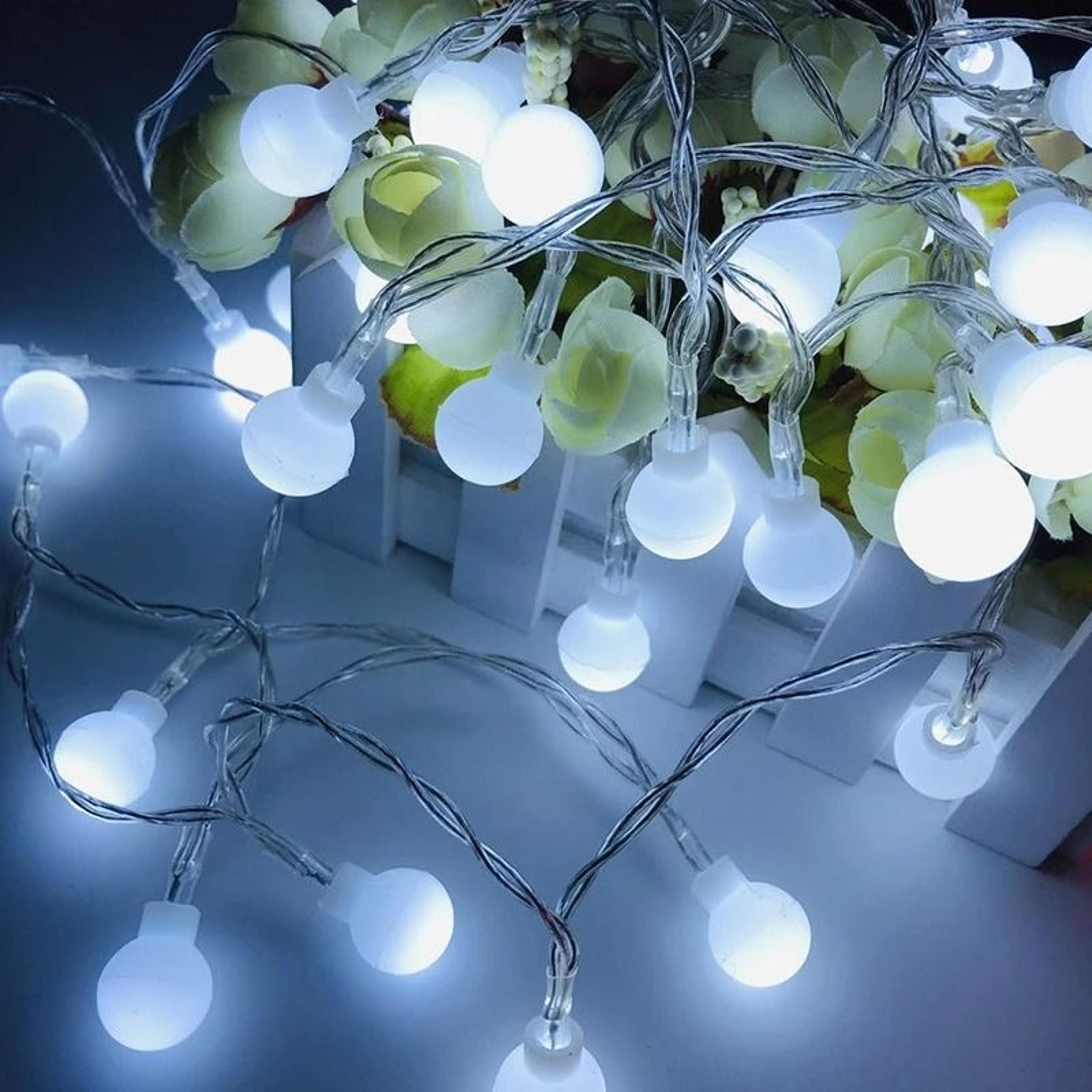 10M Ball LED String Lights USBBattery Powered Fairy Garland 1