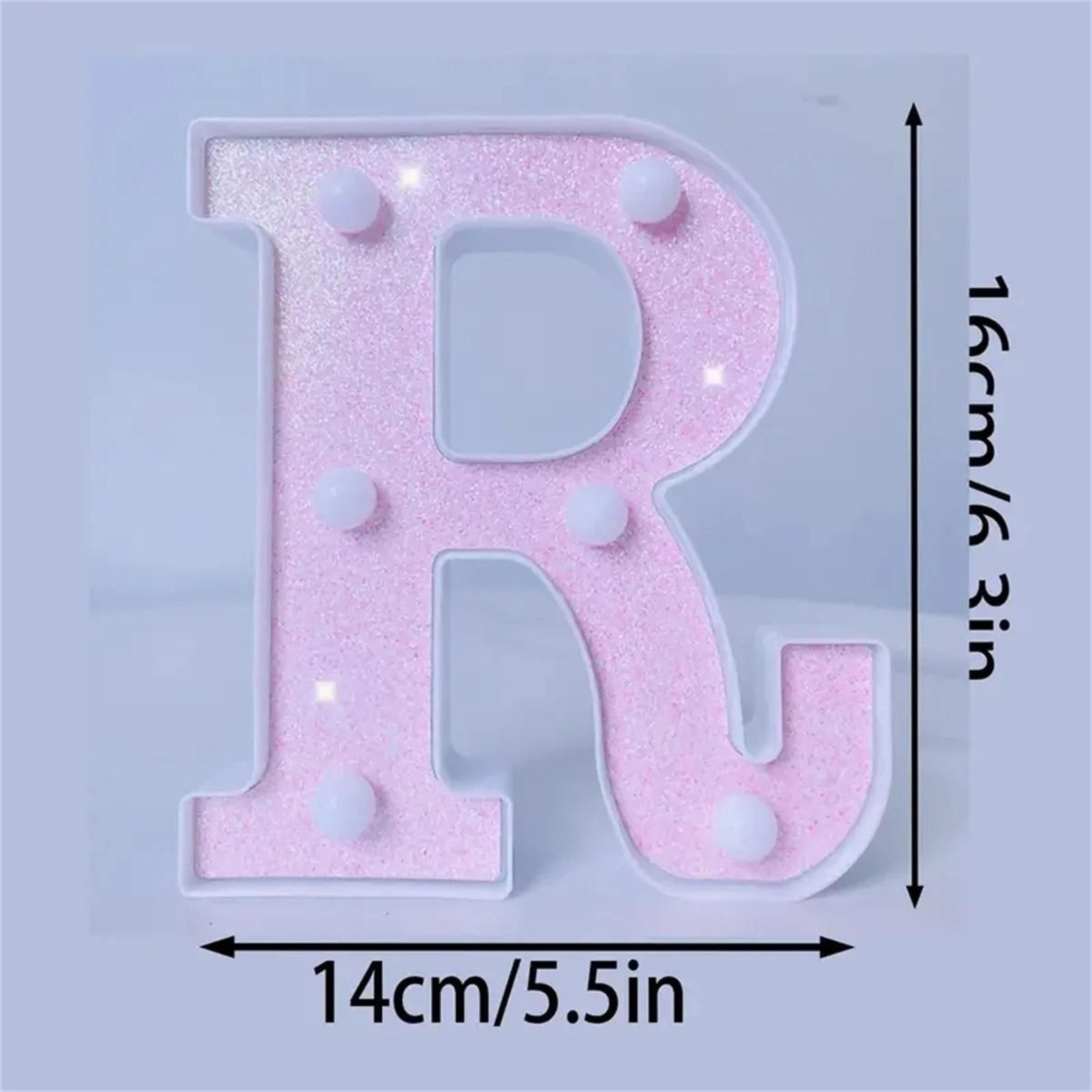 Pink LED Letter And Number Lights For Parties And Romantic Decor 17