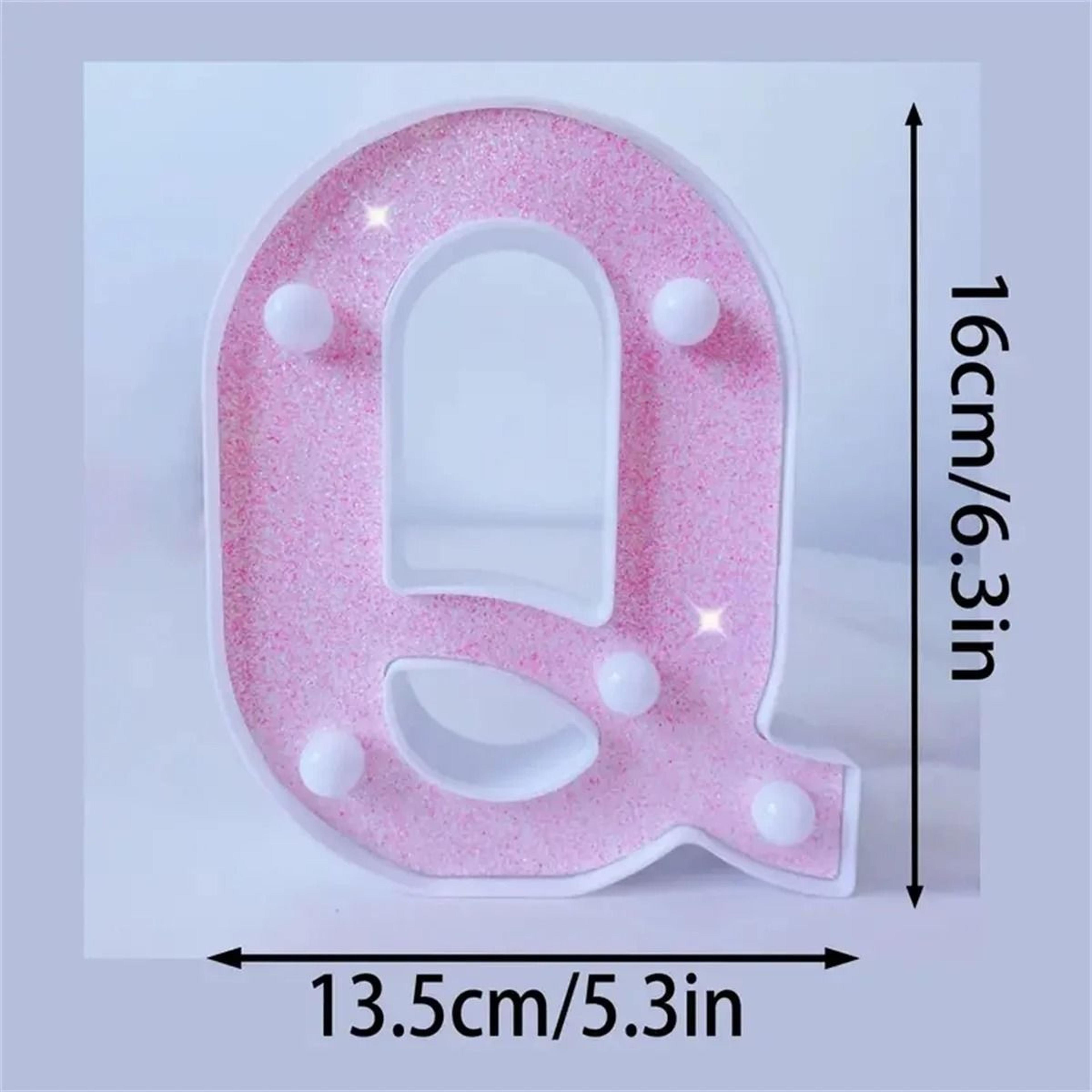 Pink LED Letter And Number Lights For Parties And Romantic Decor 16