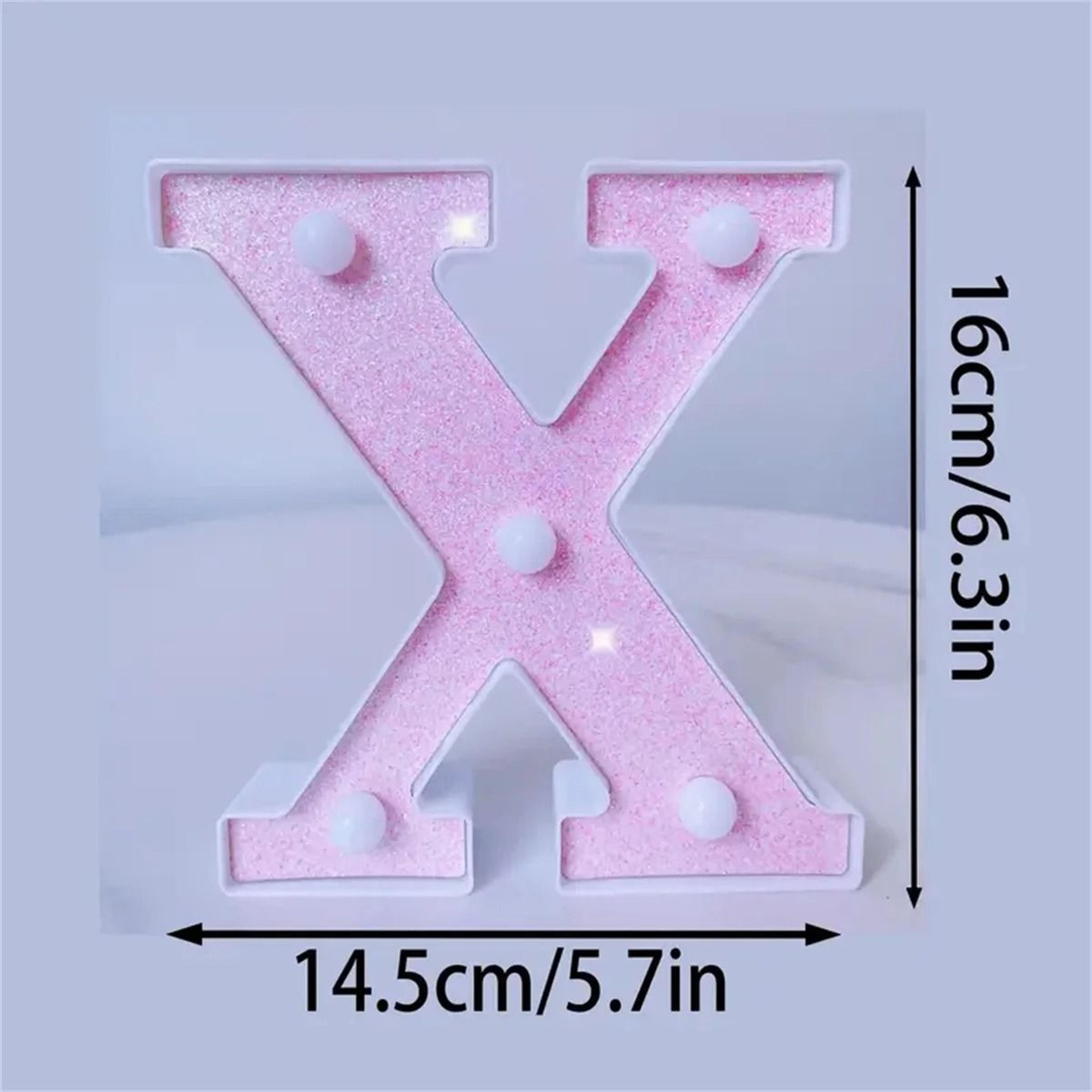 Pink LED Letter And Number Lights For Parties And Romantic Decor 23