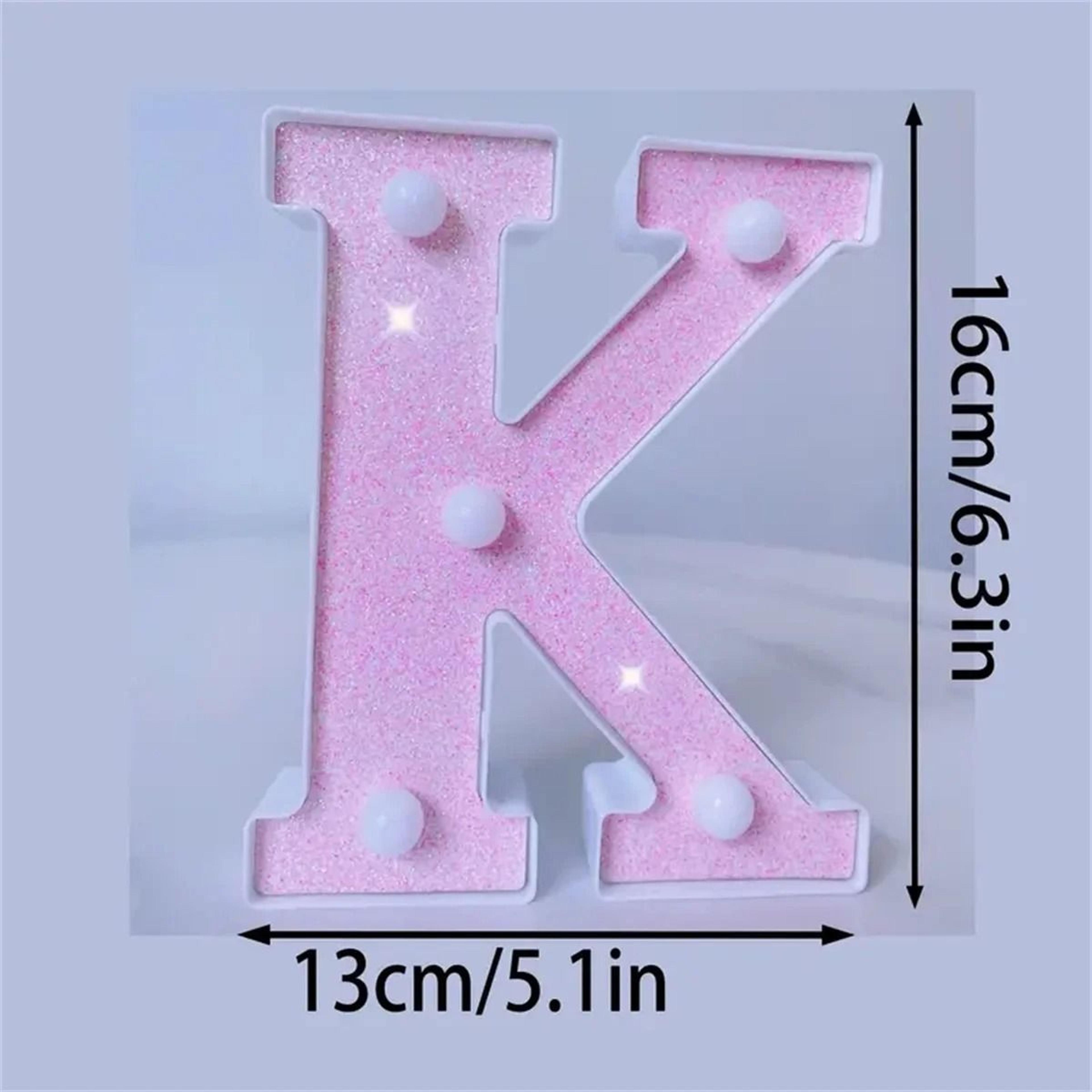 Pink LED Letter And Number Lights For Parties And Romantic Decor 10
