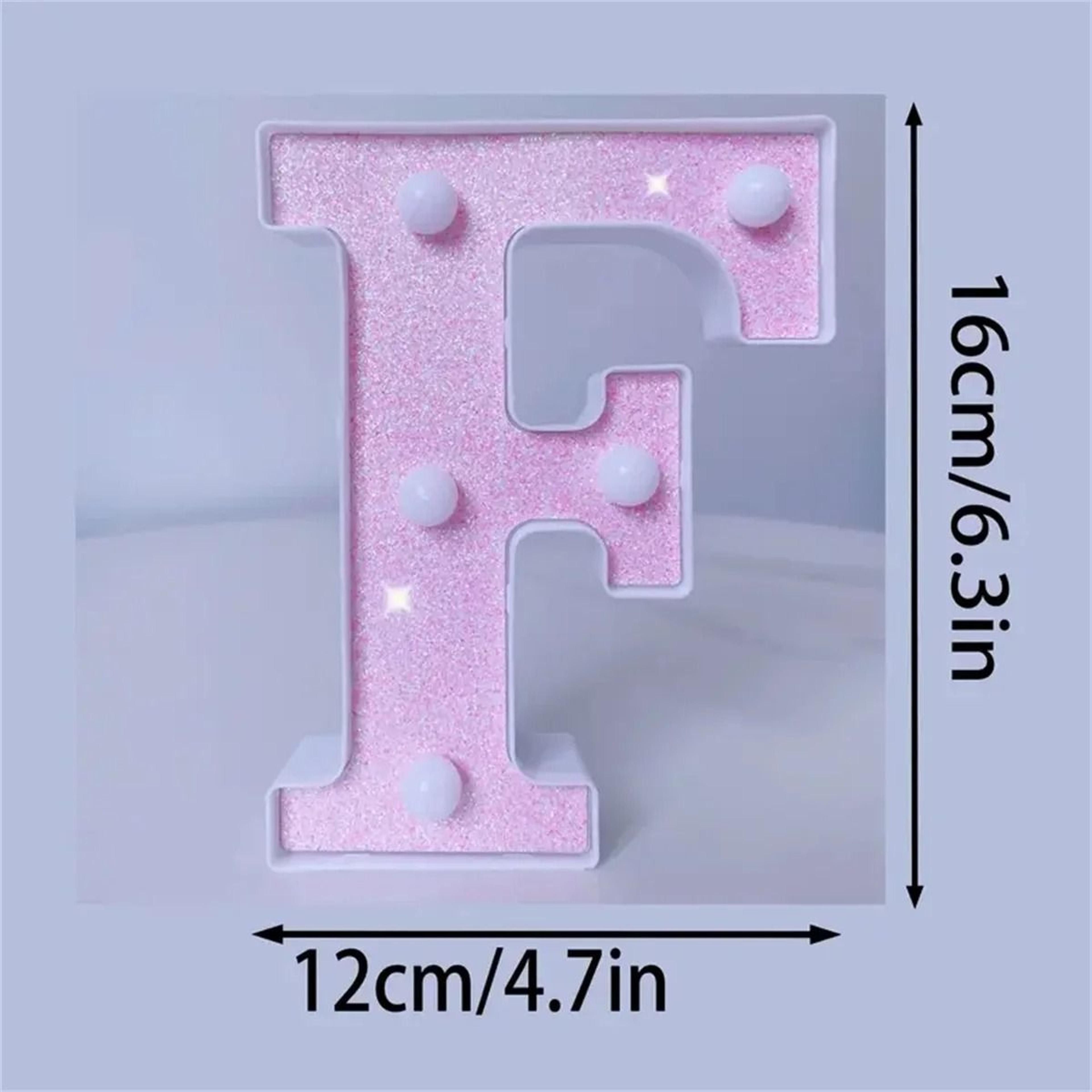 Pink LED Letter And Number Lights For Parties And Romantic Decor 5