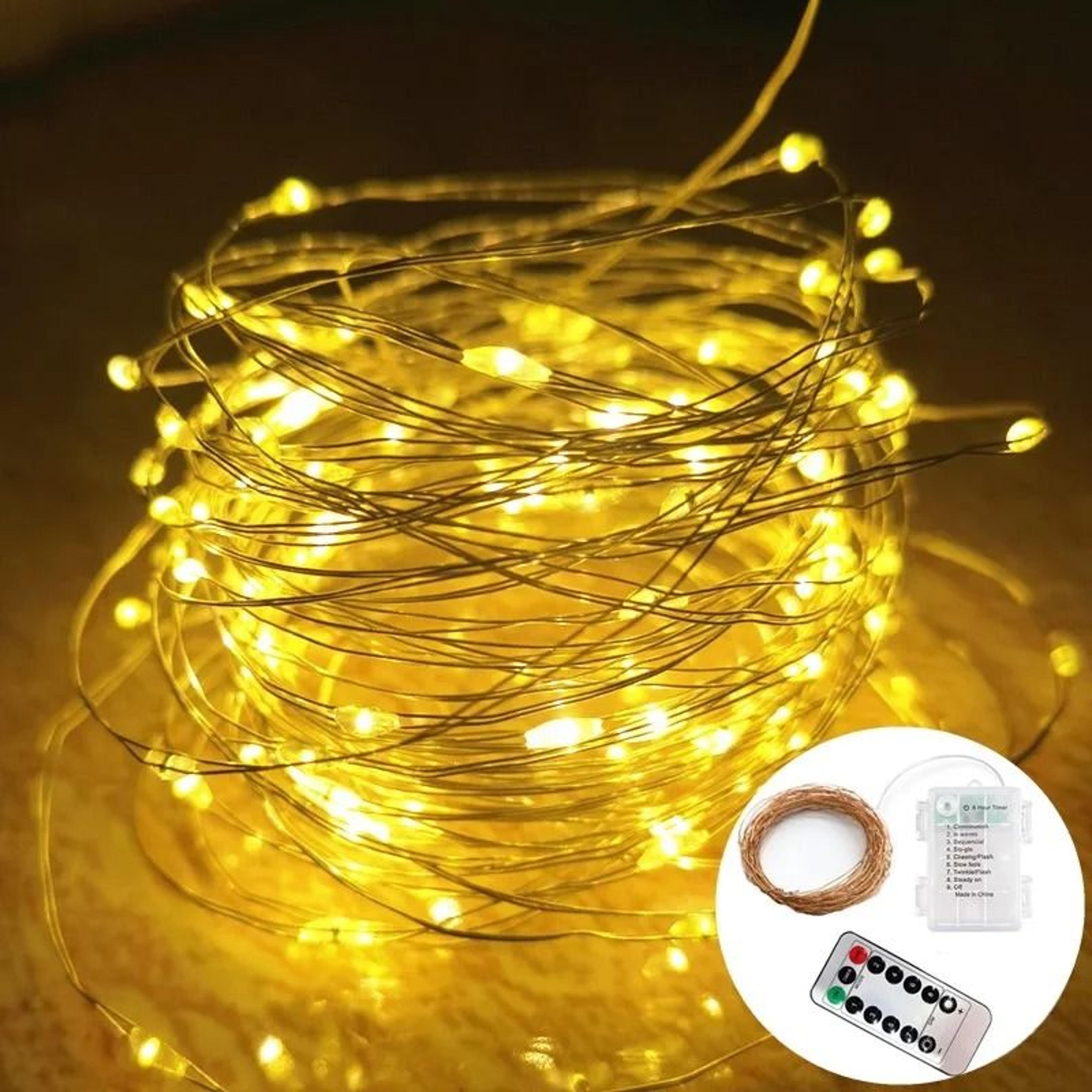 20200 LED Battery Operated Fairy Lights With Remote And Timer 5