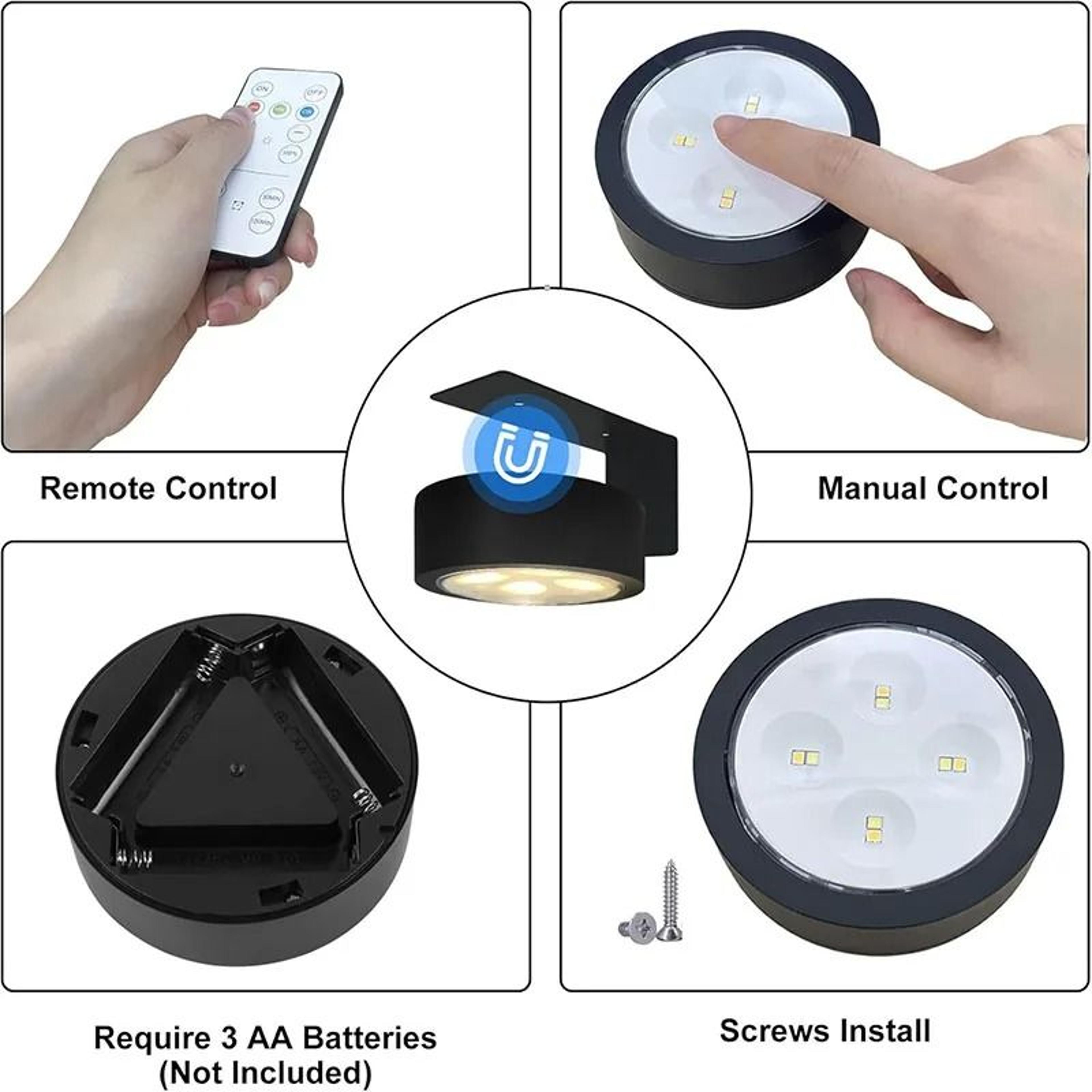 Magnetic Battery Operated Picture Light With Remote And Timer 9